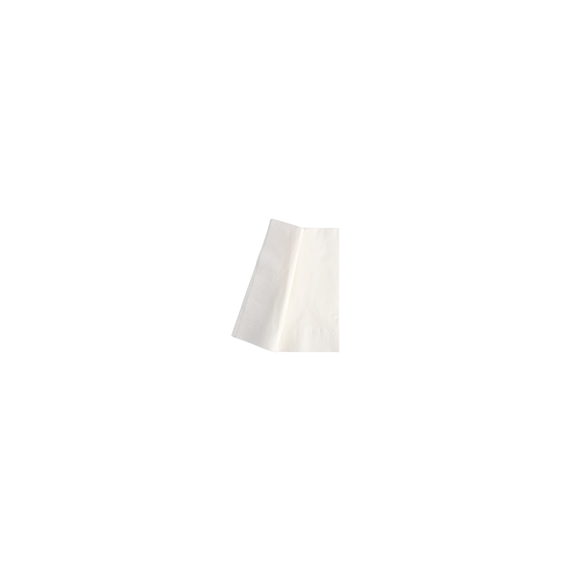 Servietten, 3-lagig 1/8-Falz 40 cm x 40 cm weiss