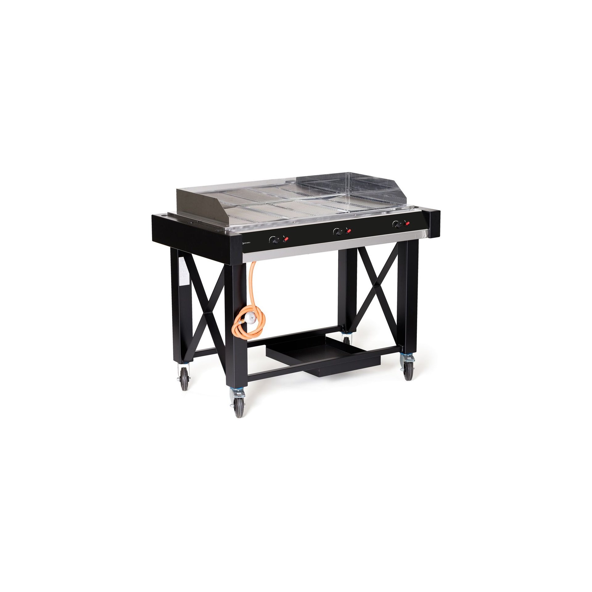 Gasgrill Atlanta, Schwarz, 13kW, 1285x770x(H)917mm Gasgrill Atlanta, Schwarz, 13kW, 1285x770x(H)917mm