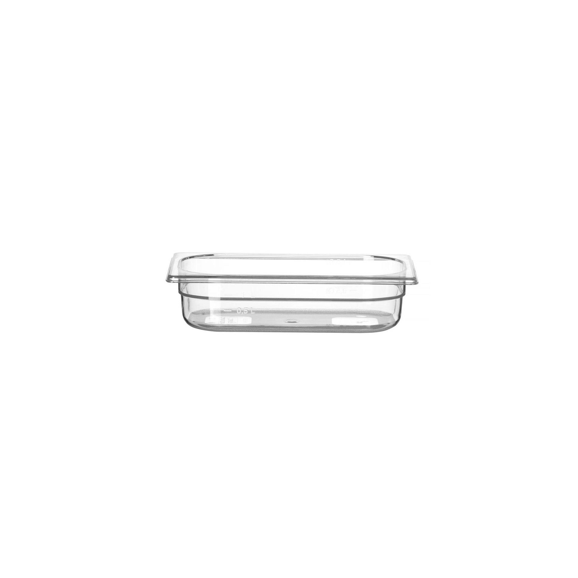 Gastronorm-Behälter 1/4, Profi Line, GN 1/4, 1,8L, Transparent, 265x162x(H)65mm Gastronorm-Behälter 1/4, Profi Line, GN 1/4, 1,8L, Transparent, 265x162x(H)65mm