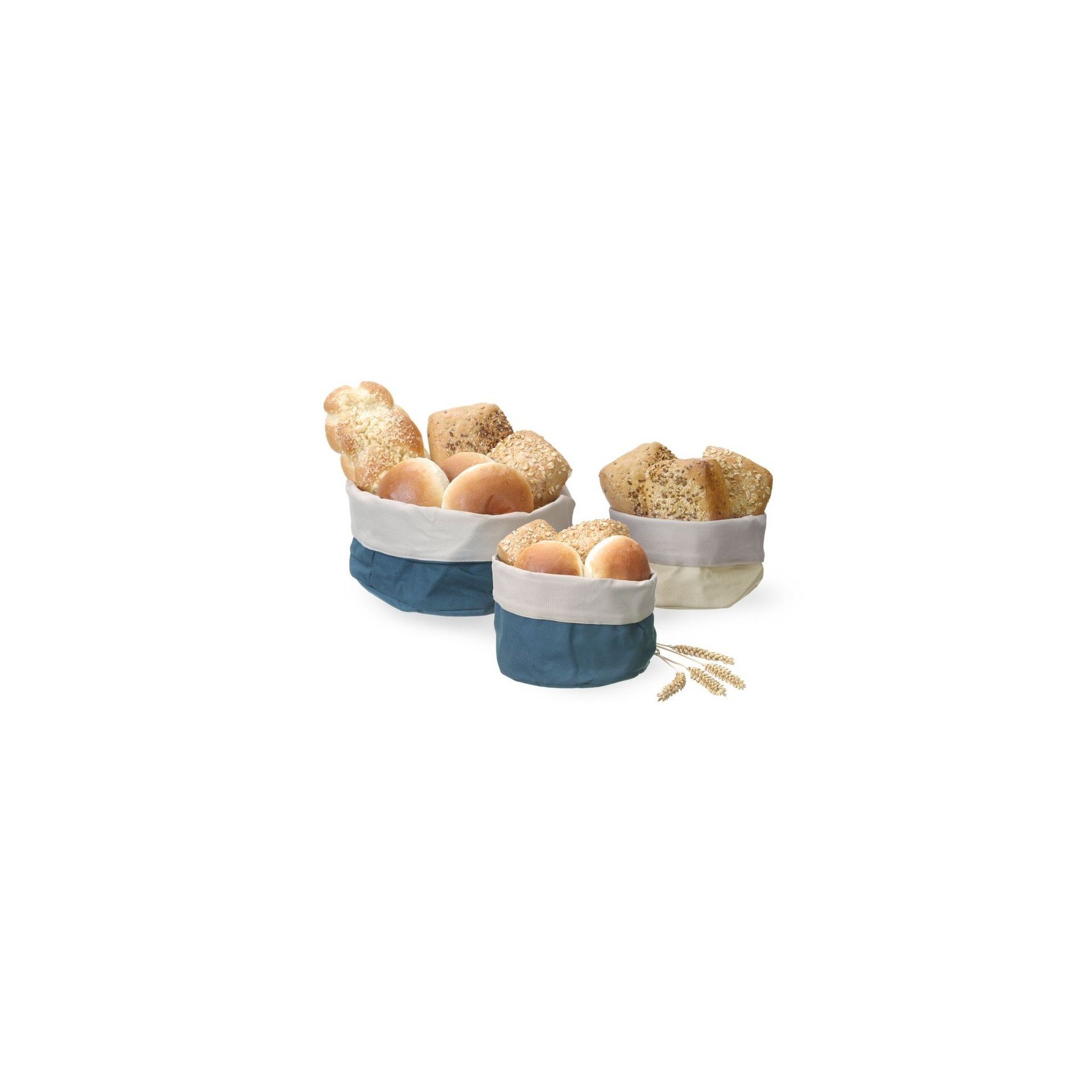 Brottaschen, rund, Dunkelgrau, ⌀200x(H)200mm