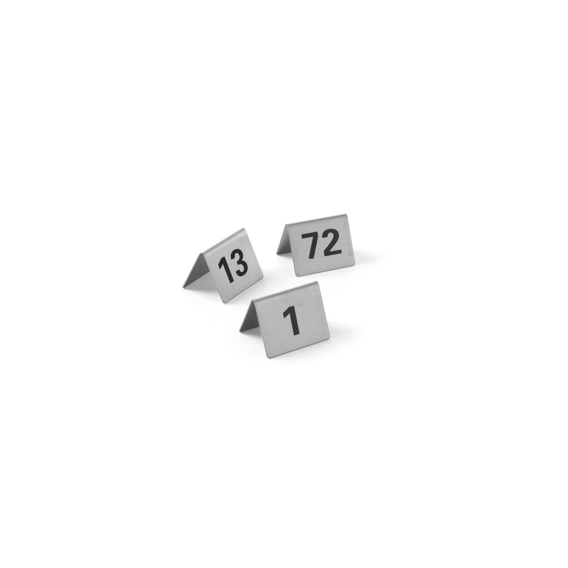 Tischnummern, Nummer 61-72 Tischnummern, Nummer 61-72