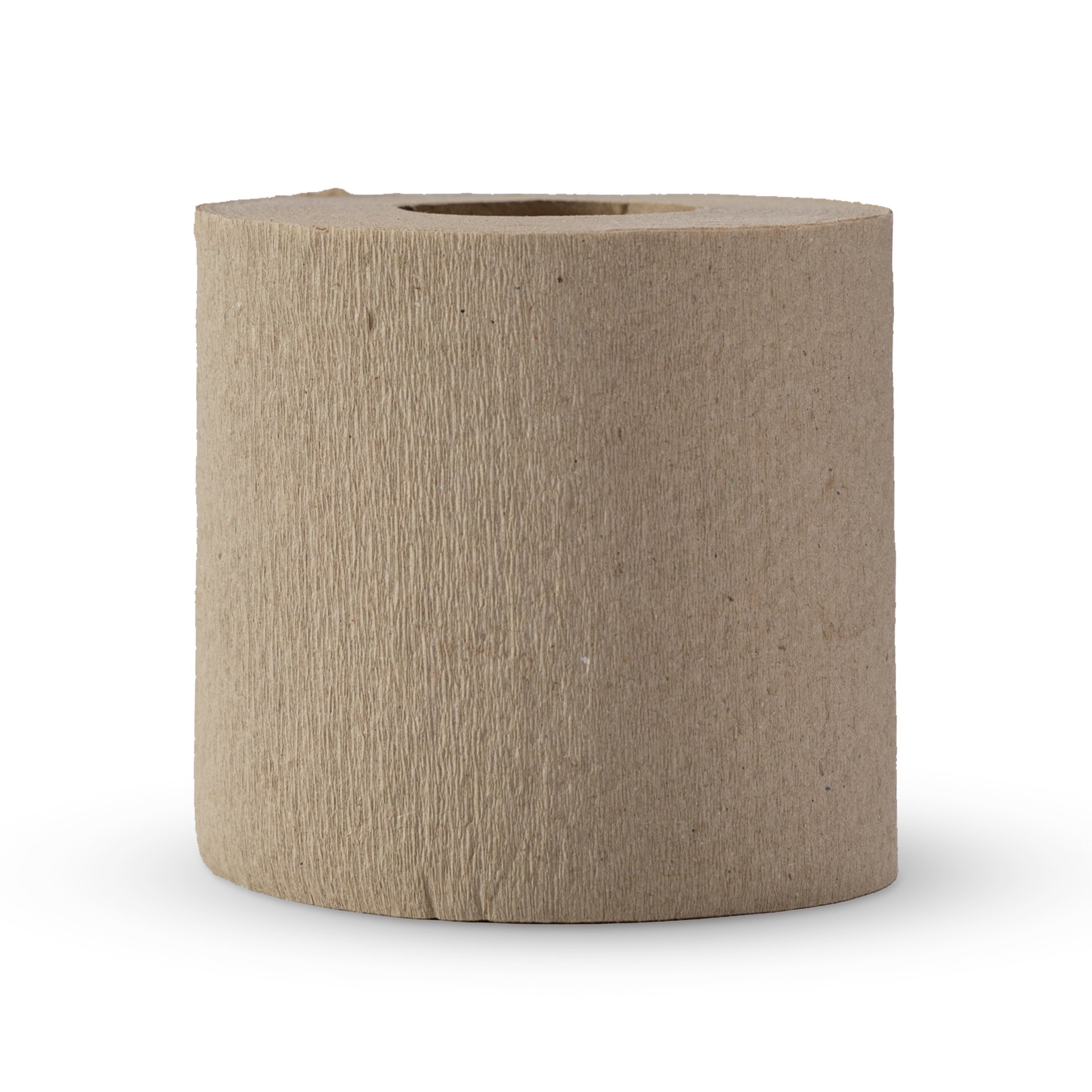 Rollen Toilettenpapier, 1-lagiges Krepp Ø 10,5 cm · 11 cm x 9,8 cm natur 400 Blatt