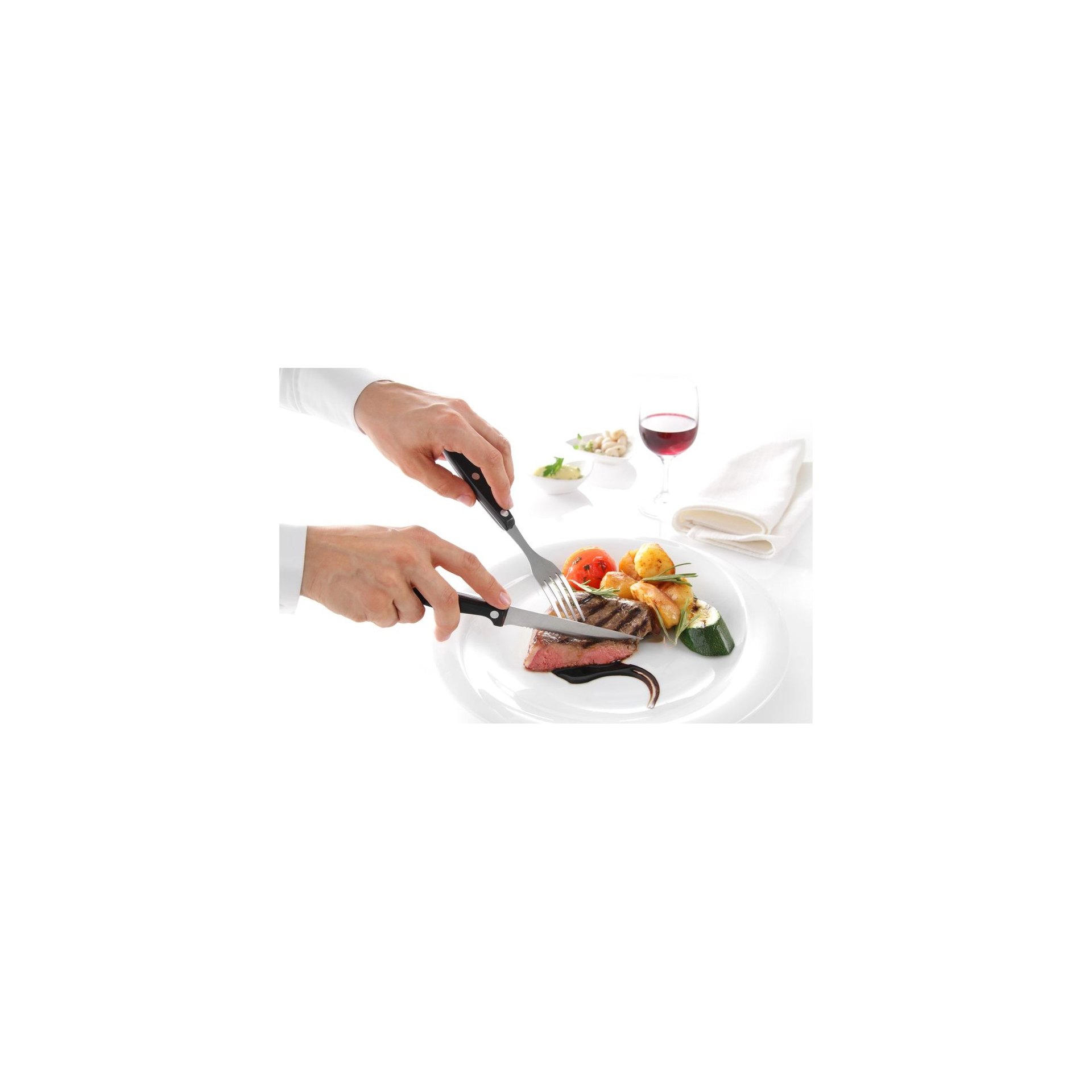 Steakgabel Profi Line, Schwarz 200mm Steakgabel Profi Line, Schwarz 200mm