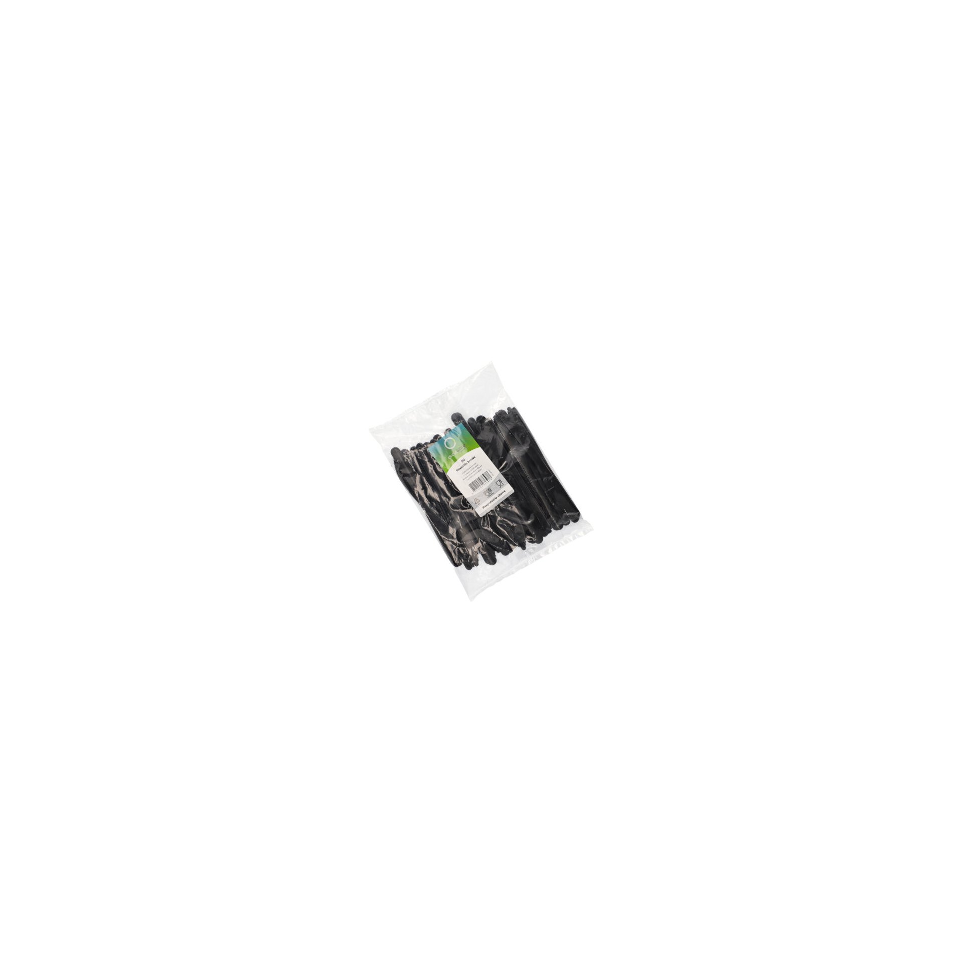 "Circulware" Mehrweg-Messer PP-MF 18,5 cm schwarz extra stabil