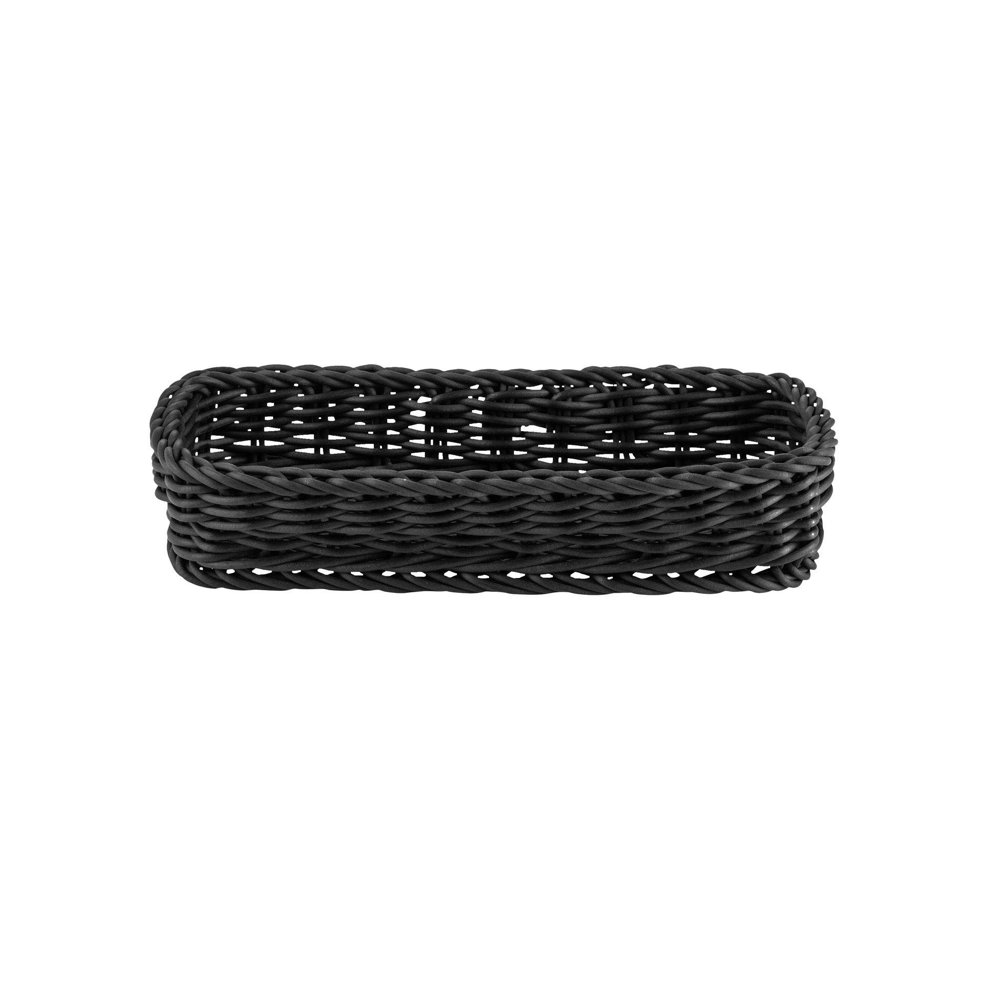Besteckkorb 27 x 10 x 5 cm, schwarz