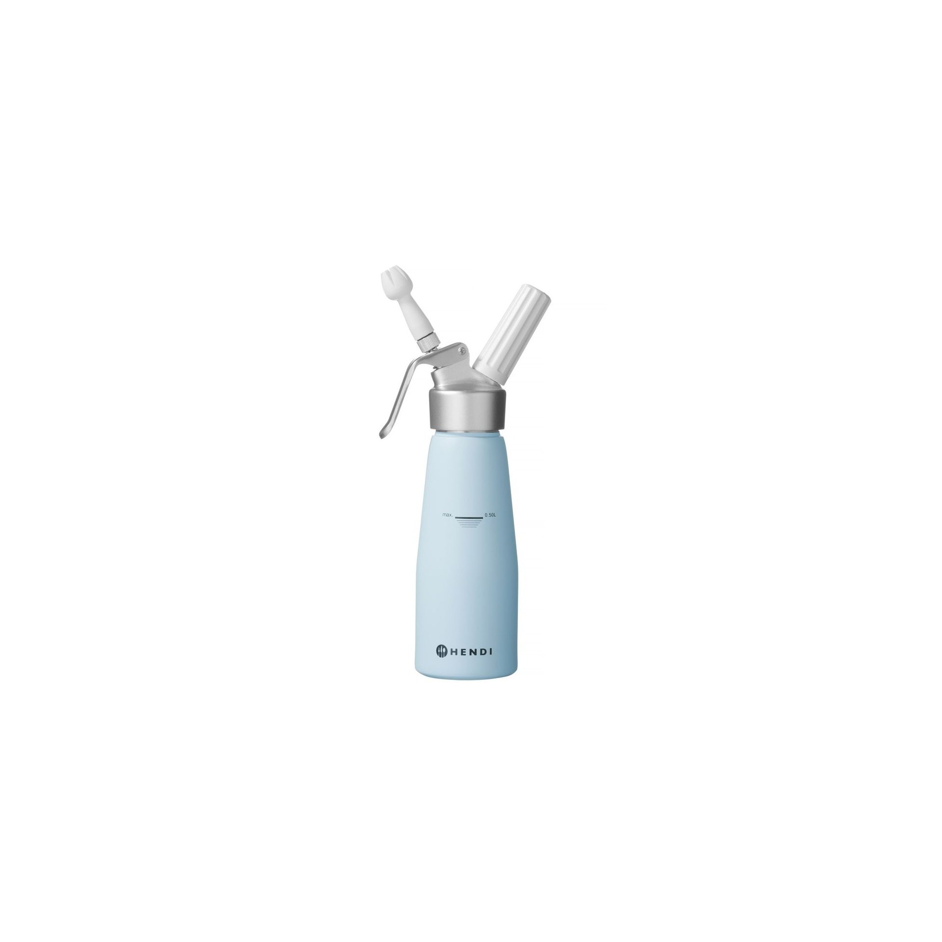 Sahnespender, 0,5L, Pastellblau, ⌀80x(H)260mm Sahnespender, 0,5L, Pastellblau, ⌀80x(H)260mm