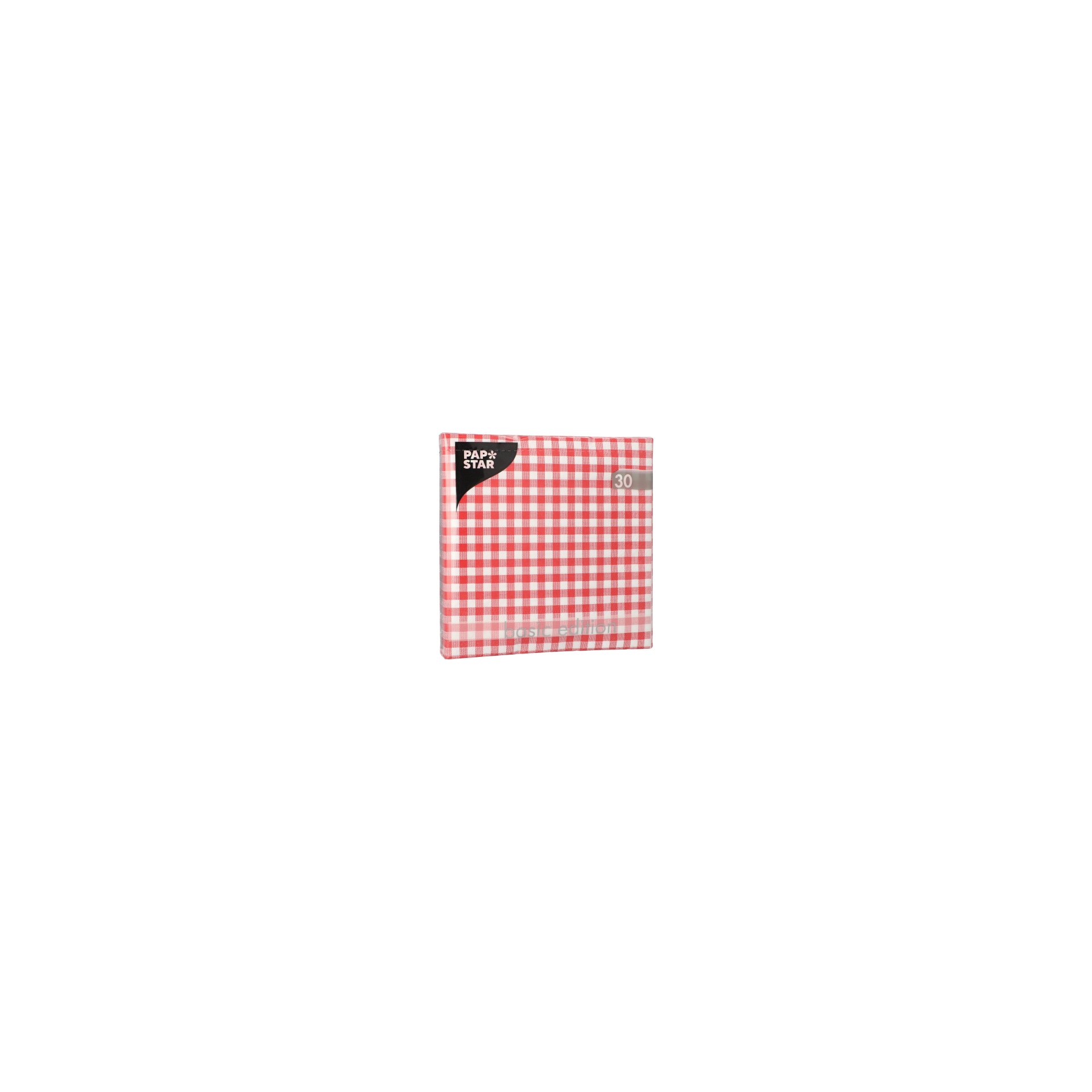 Servietten, 3-lagig 1/4-Falz 33 cm x 33 cm rot "Vichy Karo" Servietten, 3-lagig 1/4-Falz 33 cm x 33 cm rot "Vichy Karo"