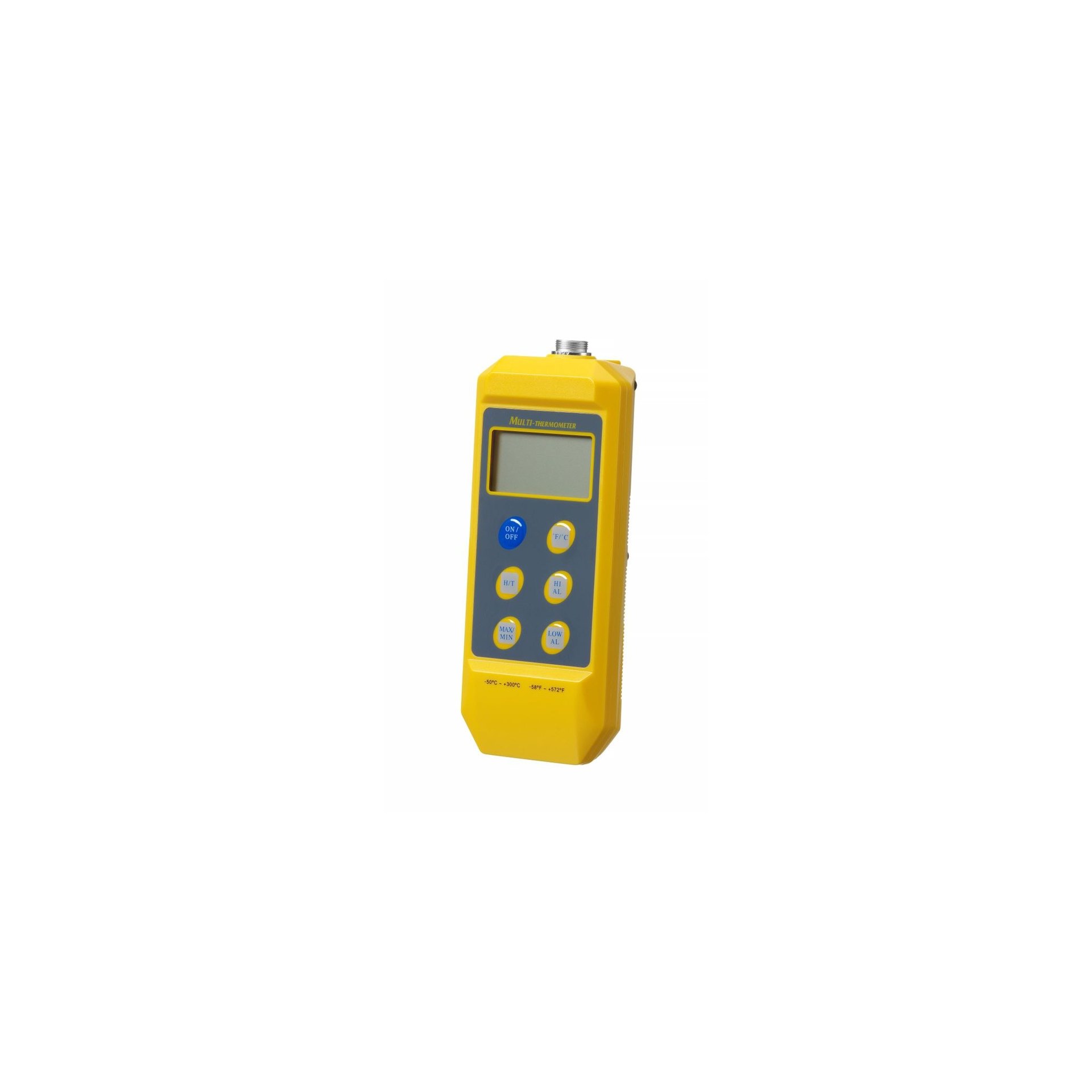 Thermometer mit Digitalanzeige und Stiftsonde, 195x85x(H)45mm Thermometer mit Digitalanzeige und Stiftsonde, 195x85x(H)45mm