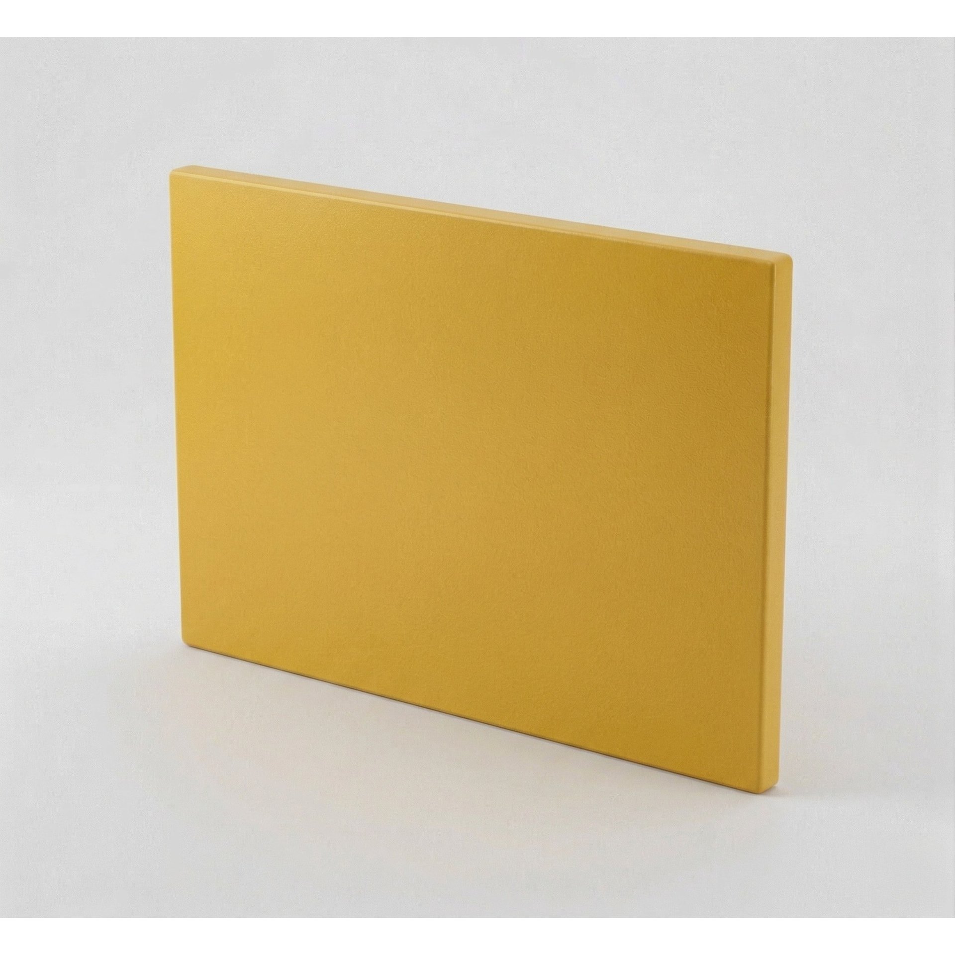 Polyethylen-Schneidebrett 1/1 GN, gelb Polyethylen-Schneidebrett, Anti-Rutsch-Füße, gelb