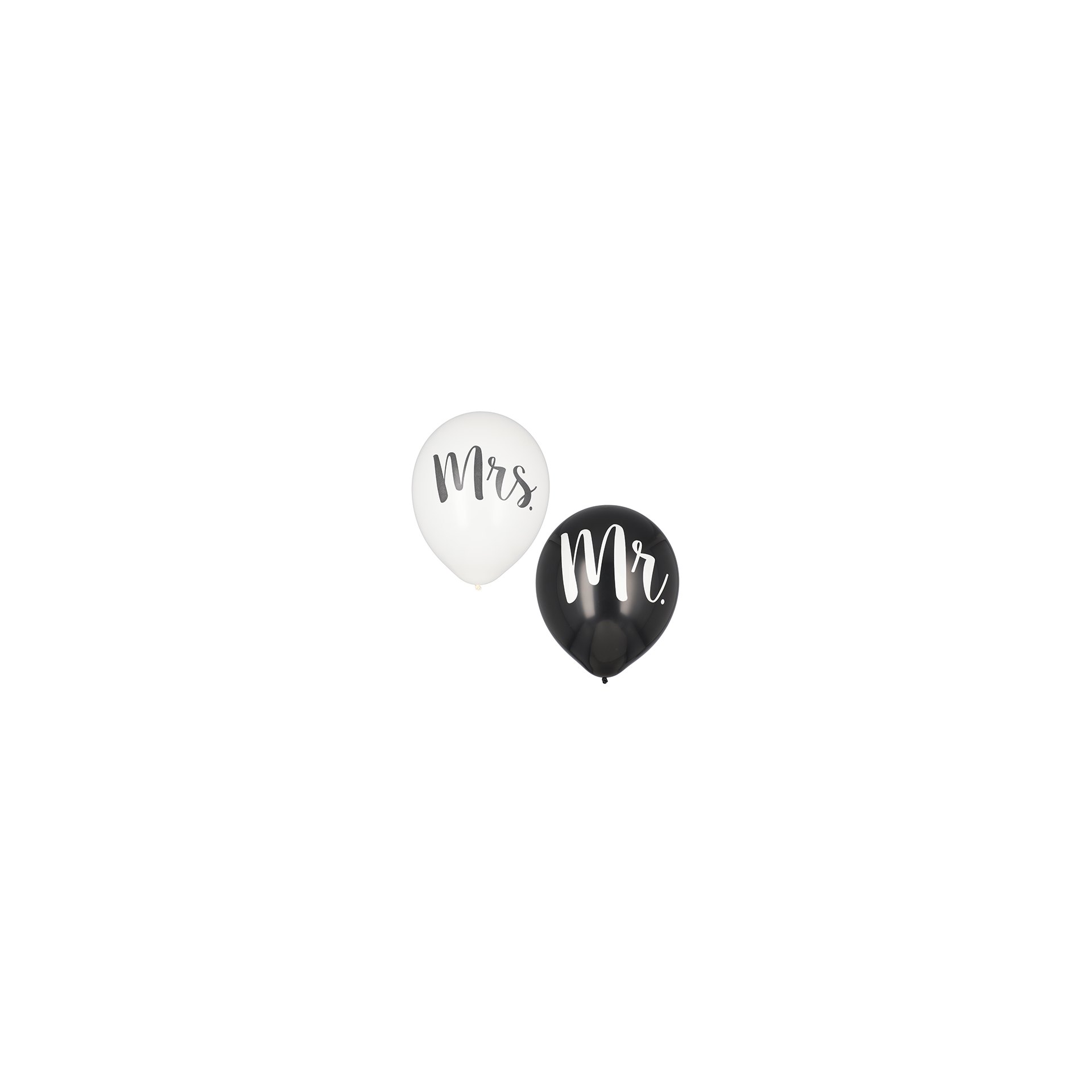 Luftballons Ø 29 cm "Mr. + Mrs."
