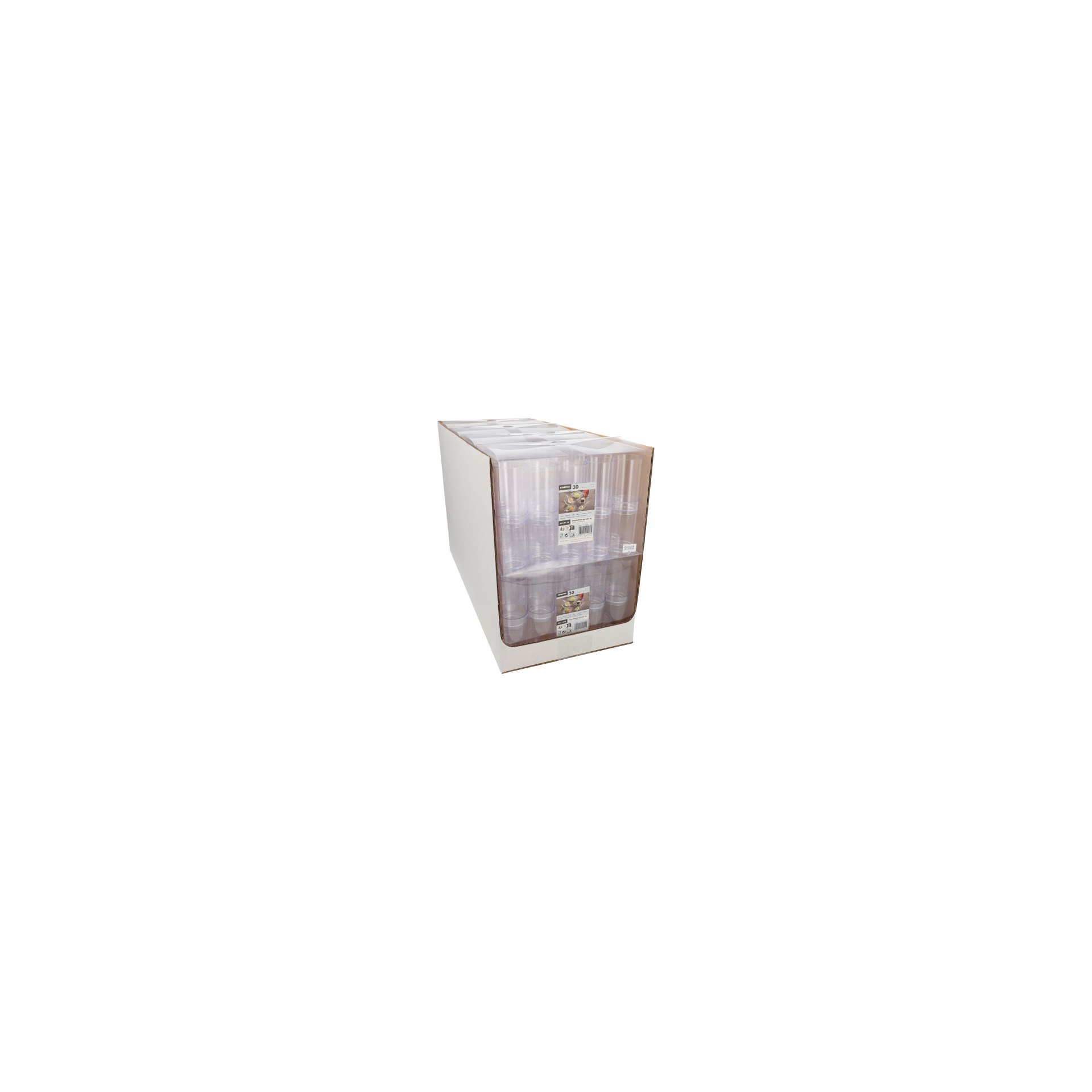 Fingerfood - Becher, PS 60 ml Ø 4 cm · 7,5 cm glasklar