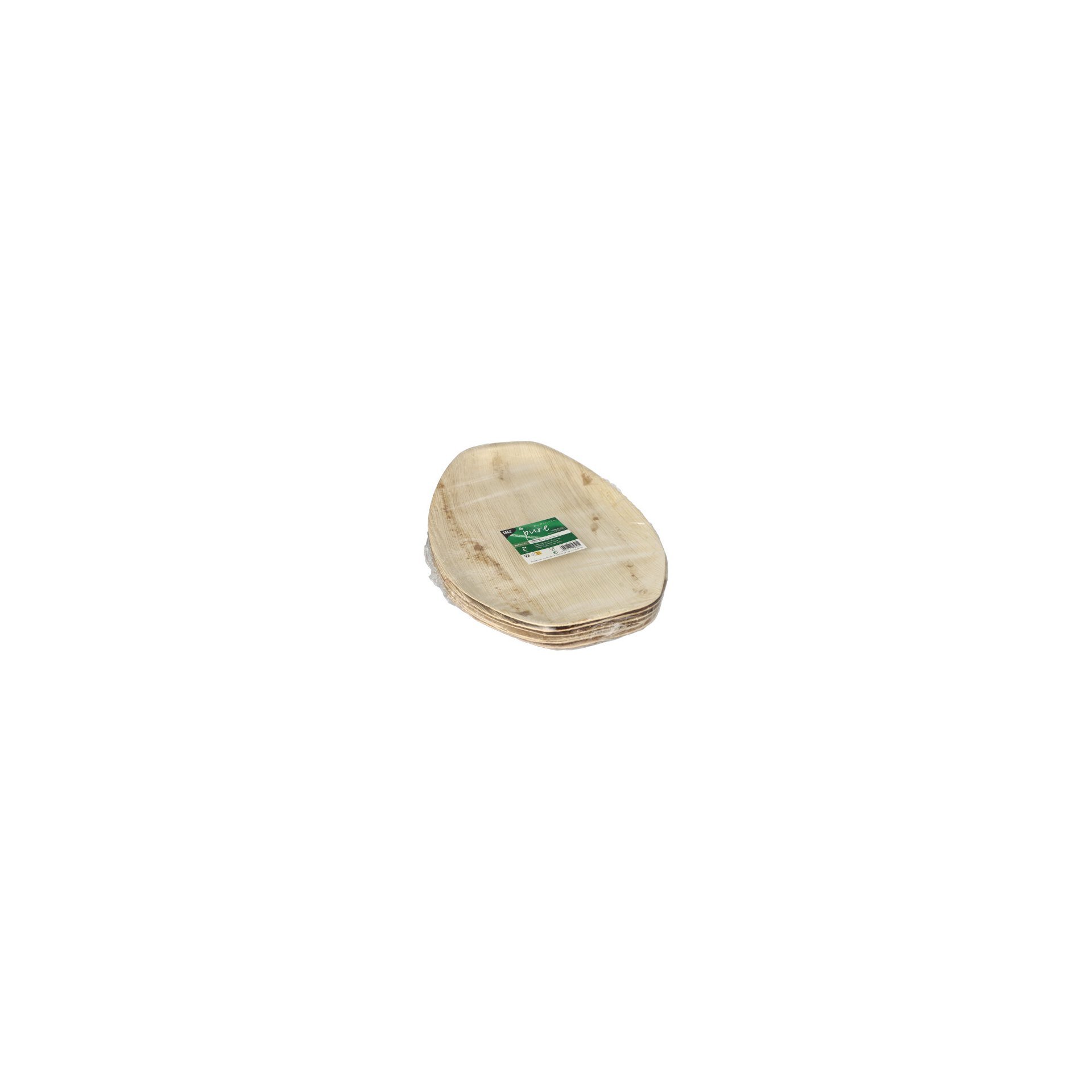 Tabletts, Palmblatt "pure" oval 3 cm x 37 cm x 25 cm natur Tabletts, Palmblatt "pure" oval 3 cm x 37 cm x 25 cm natur