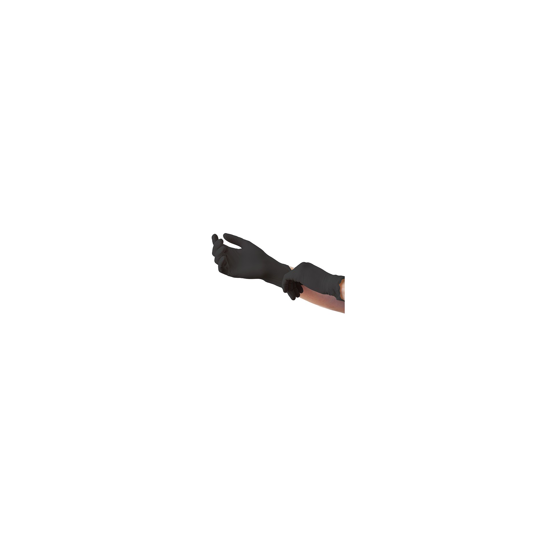 "Medi-Inn Classic" Handschuhe, Nitril puderfrei "Black Plus" schwarz Größe: XL
