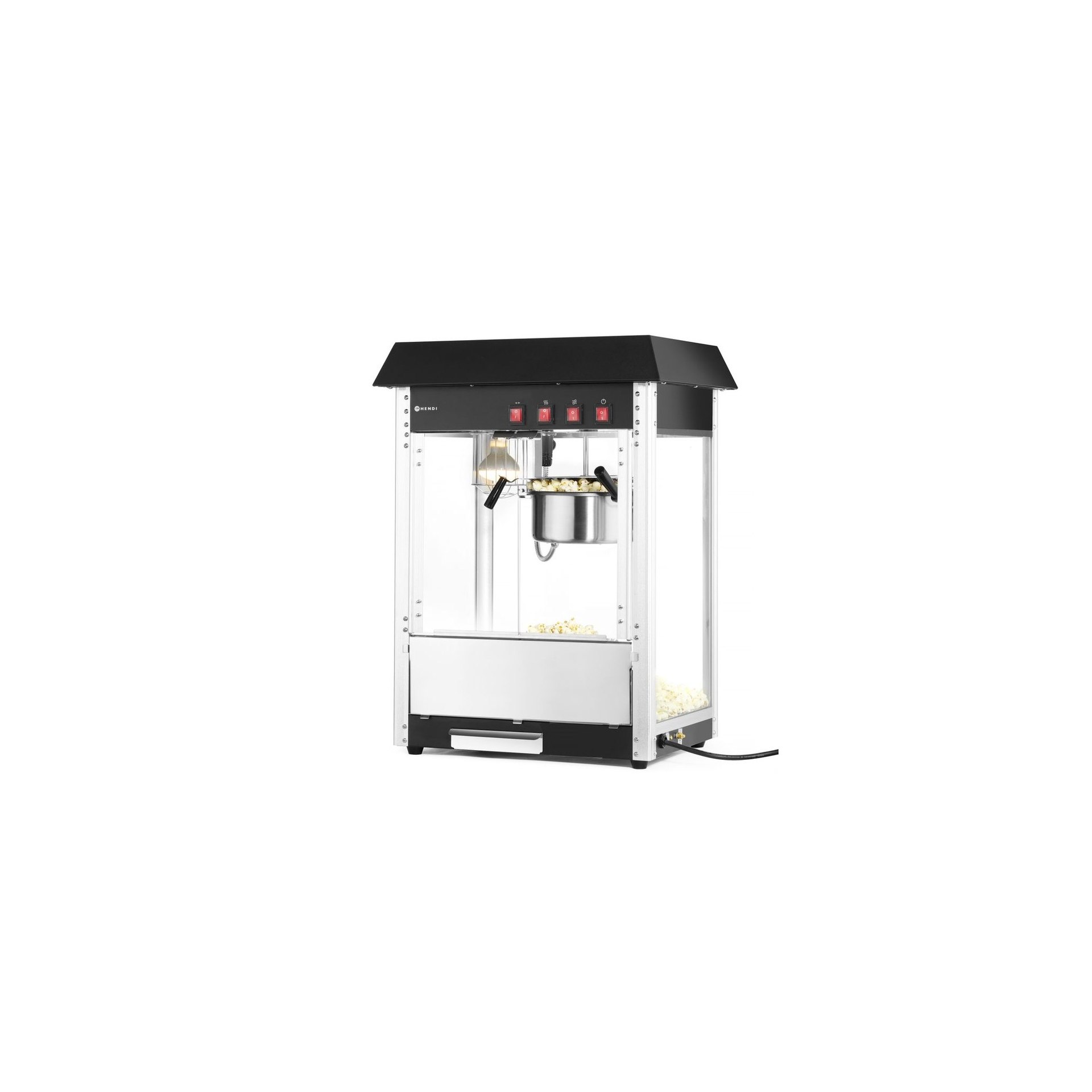 Popcorn-Maschine, Schwarz, 230V/1500W, 574x420x(H)778mm