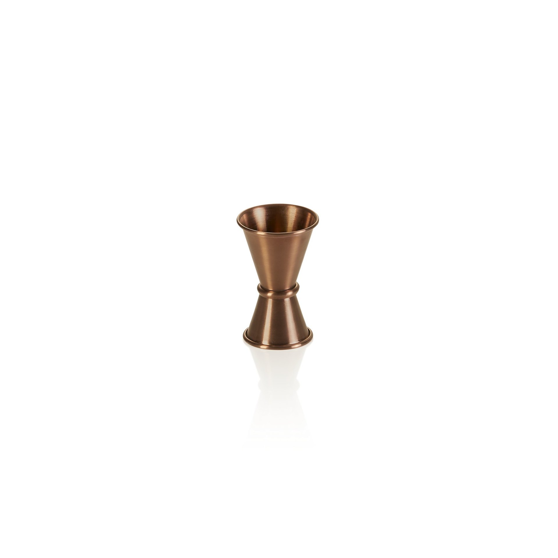 Jigger, 15 / 30 ml, Ø 4,5 cm, Höhe 7 cm, bronze