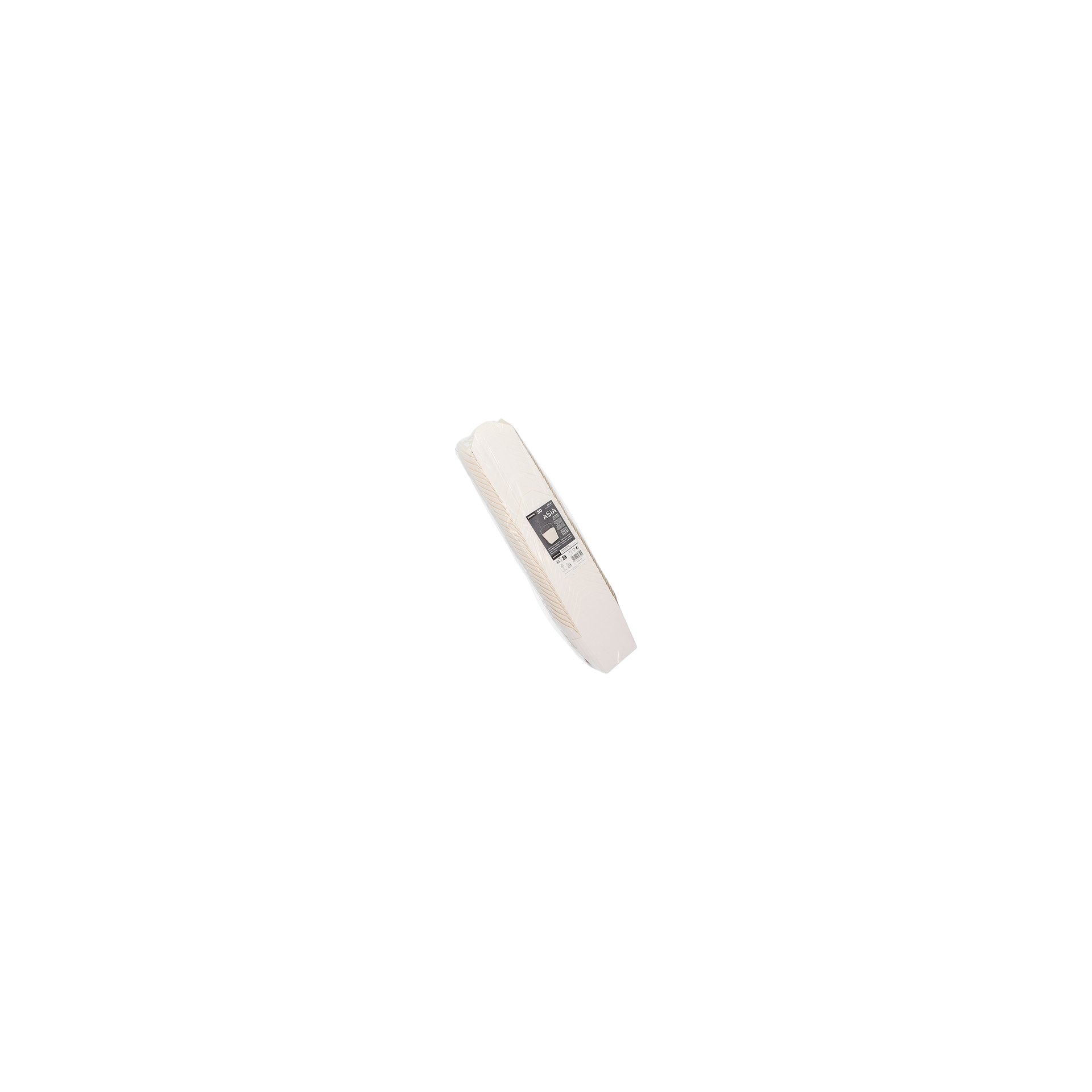 Snackboxen mit Henkel "ASIA" eckig 470 ml 8,5 cm x 7,5 cm x 5,5 cm weiss