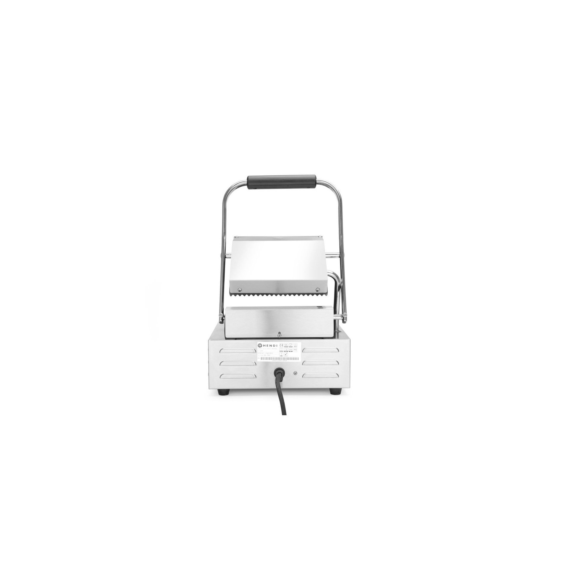 Kontaktgrill - Einzelversion, oben und unten gerillt, 230V/1800W, 310x375x(H)216mm