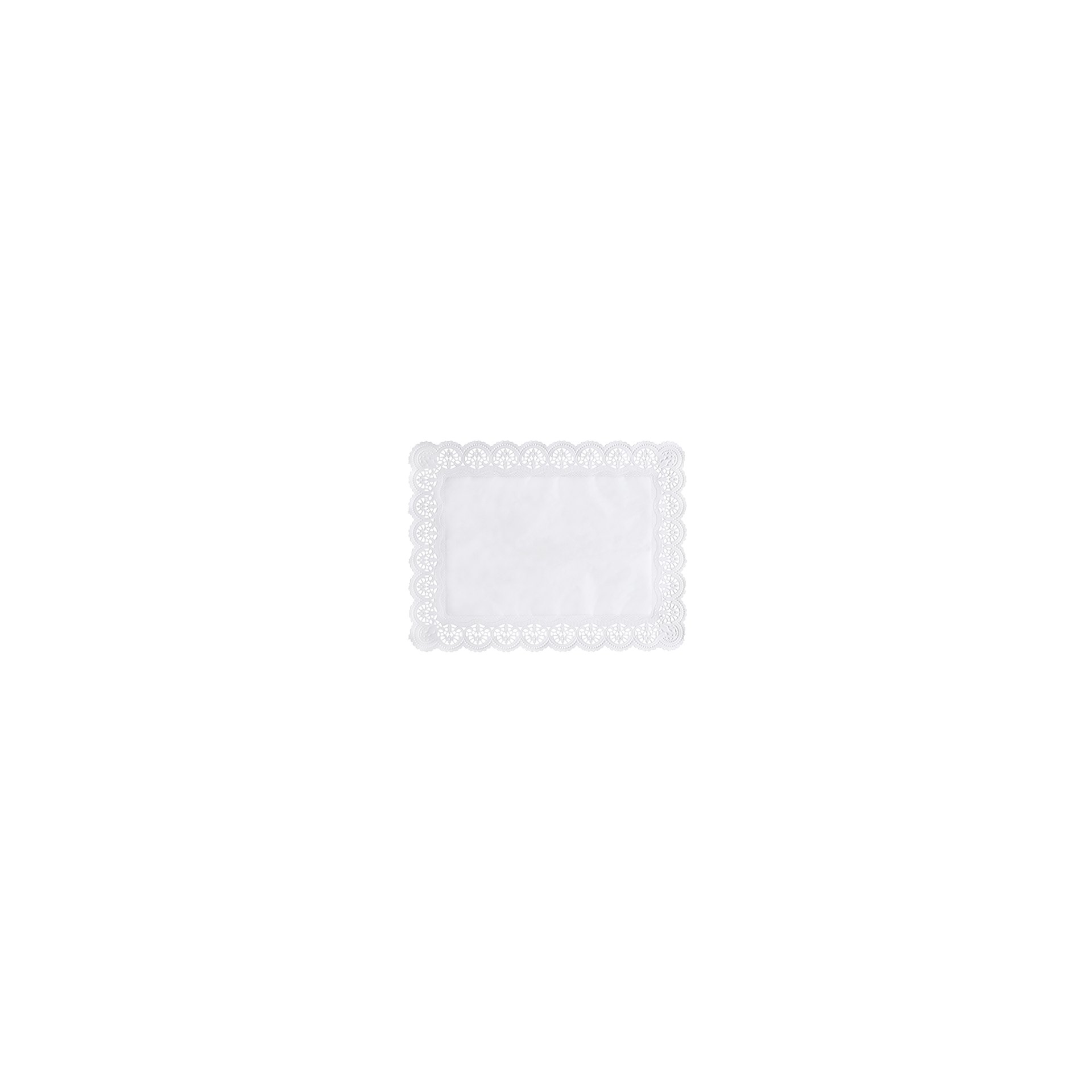 Spitzenpapiere eckig 40 cm x 30 cm weiss Spitzenpapiere eckig 40 cm x 30 cm weiss