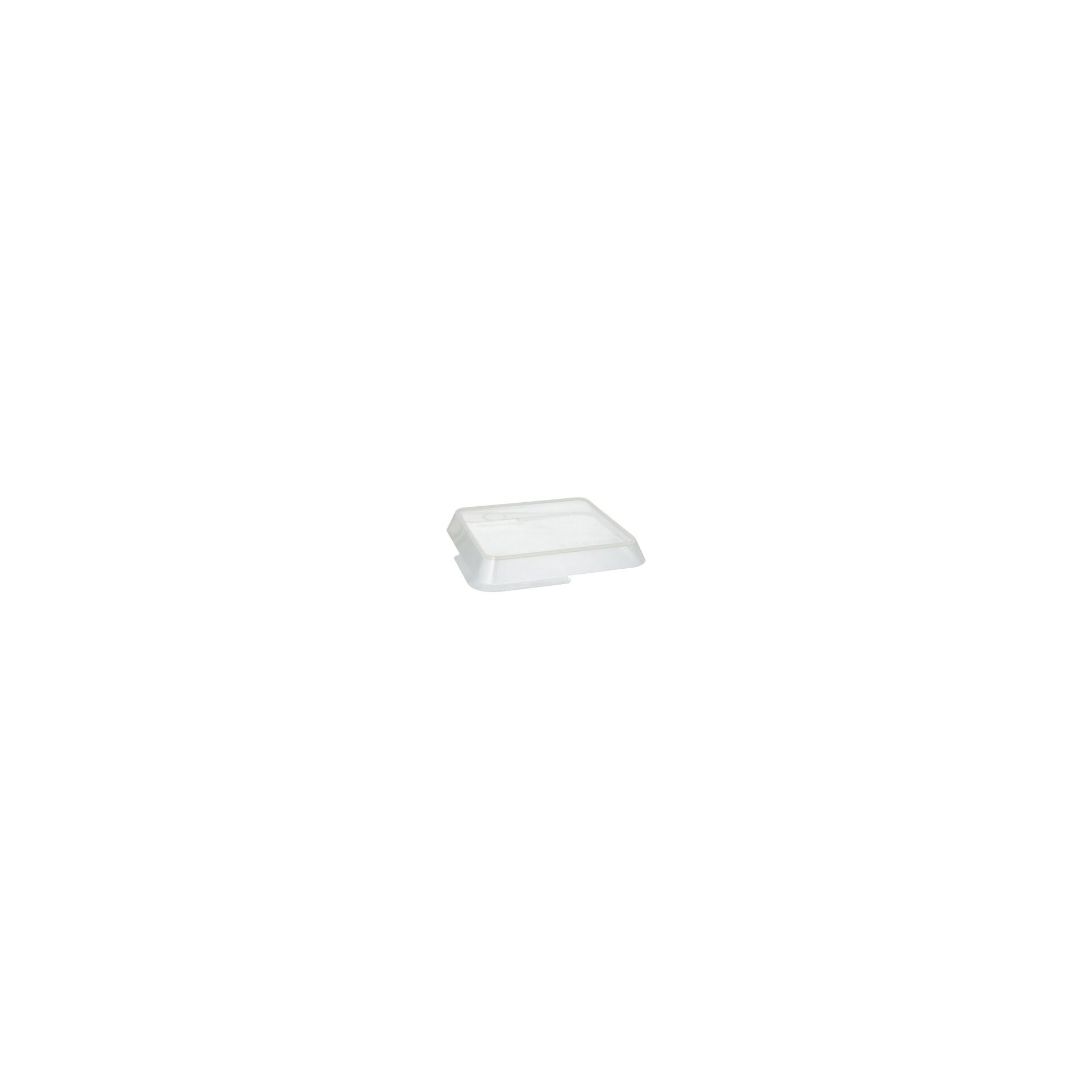 "Circulware" Deckel für Schalen Mix & Match eckig 2,5 cm x 15,6 cm x 15,6 cm transparent