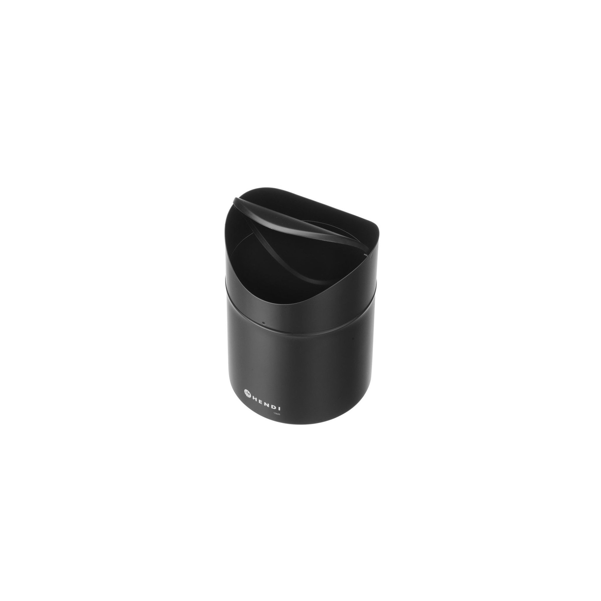 Tischabfalleimer 1,2L, Schwarz, ⌀120x(H)165mm Tischabfalleimer 1,2L, Schwarz, ⌀120x(H)165mm