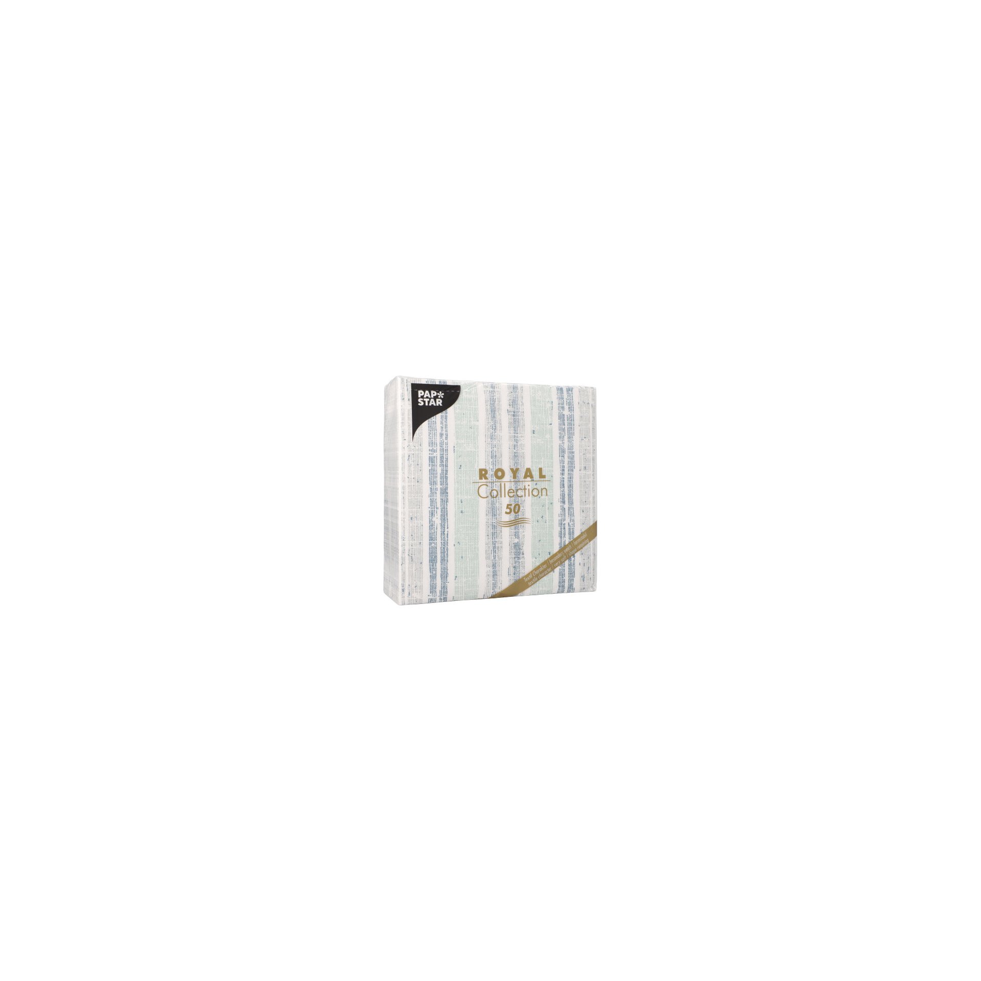 papstar-37035-servietten-royal-collection-1-4-falz-40cmx40cm-dunkelblau-stripes-3 Servietten "ROYAL Collection" 1/4-Falz 40 cm x 40 cm dunkelblau "Stripes"