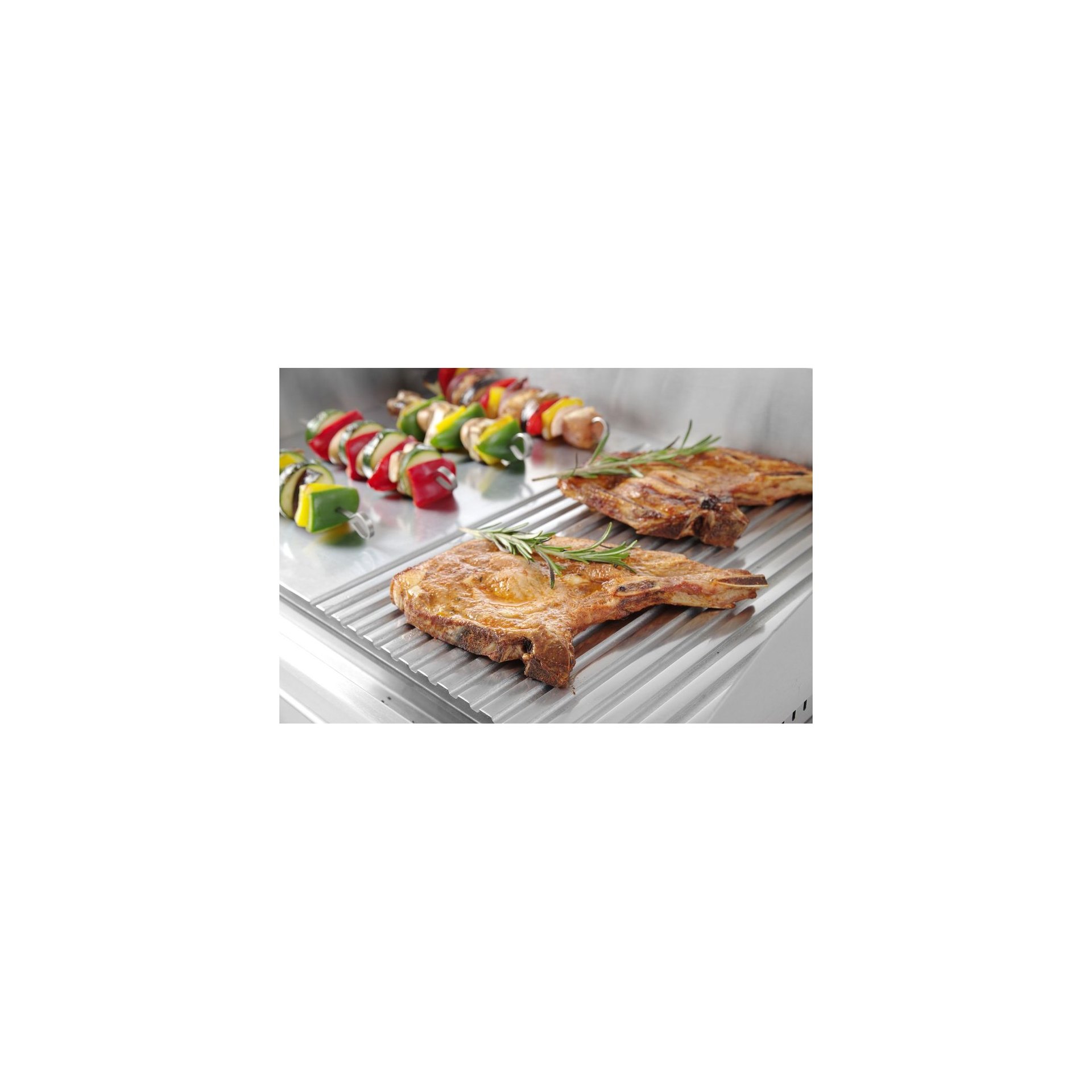 Grillplatte, Profi Line, 1/2 glatt, 1/2 gerillt, 230V/2400W, 527x404x(H)233mm Grillplatte, Profi Line, 1/2 glatt, 1/2 gerillt, 230V/2400W, 527x404x(H)233mm