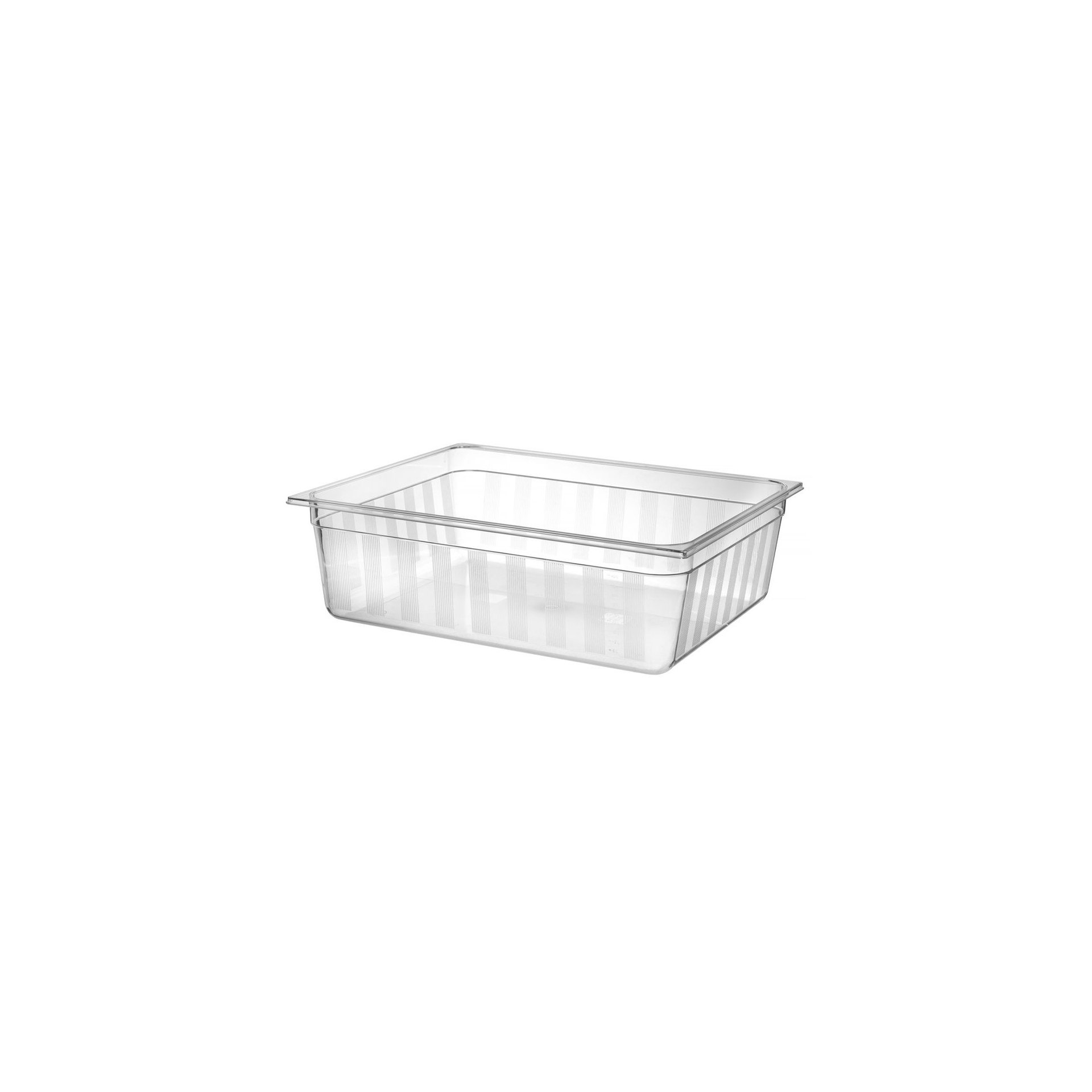 Gastronorm-Behälter 2/1, GN 2/1, 58L, Transparent, 650x530x(H)200mm
