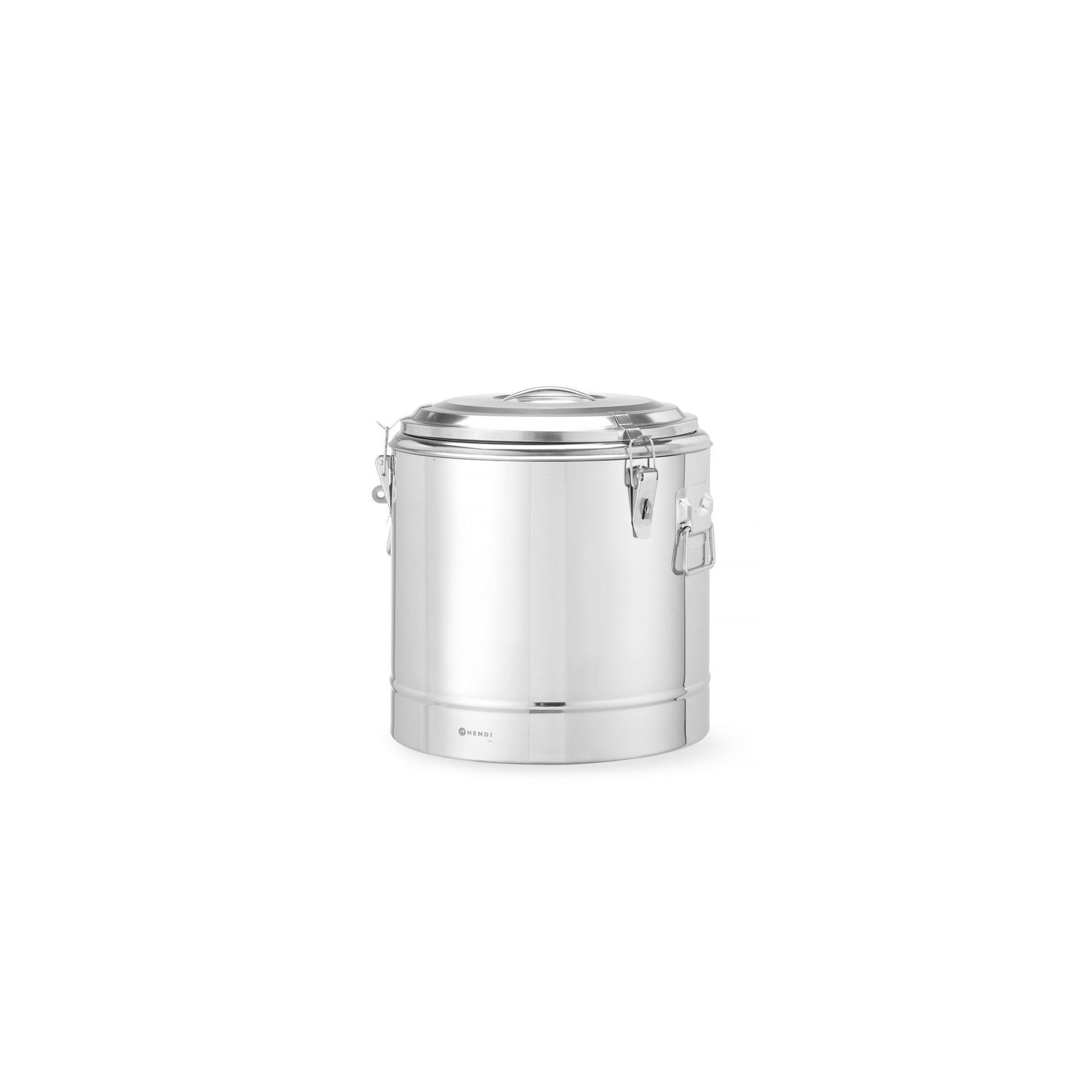 Isolierter tragbarer Behälter, Kitchen Line, 31L, Silber, ⌀400x(H)445mm Isolierter tragbarer Behälter, Kitchen Line, 31L, Silber, ⌀400x(H)445mm