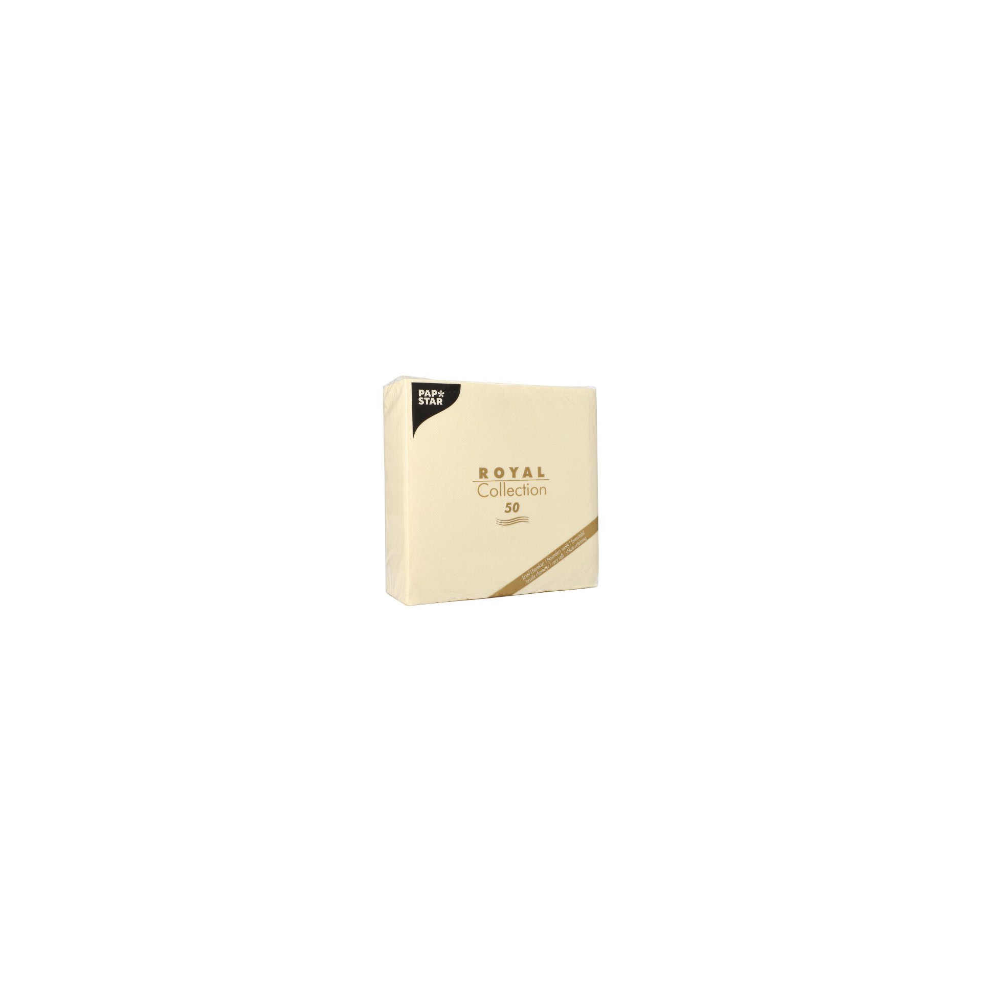papstar-11621-servietten-royal-collection-1-4-falz-40cmx40cm-champagner-2 Servietten "ROYAL Collection" 1/4-Falz 40 cm x 40 cm champagner