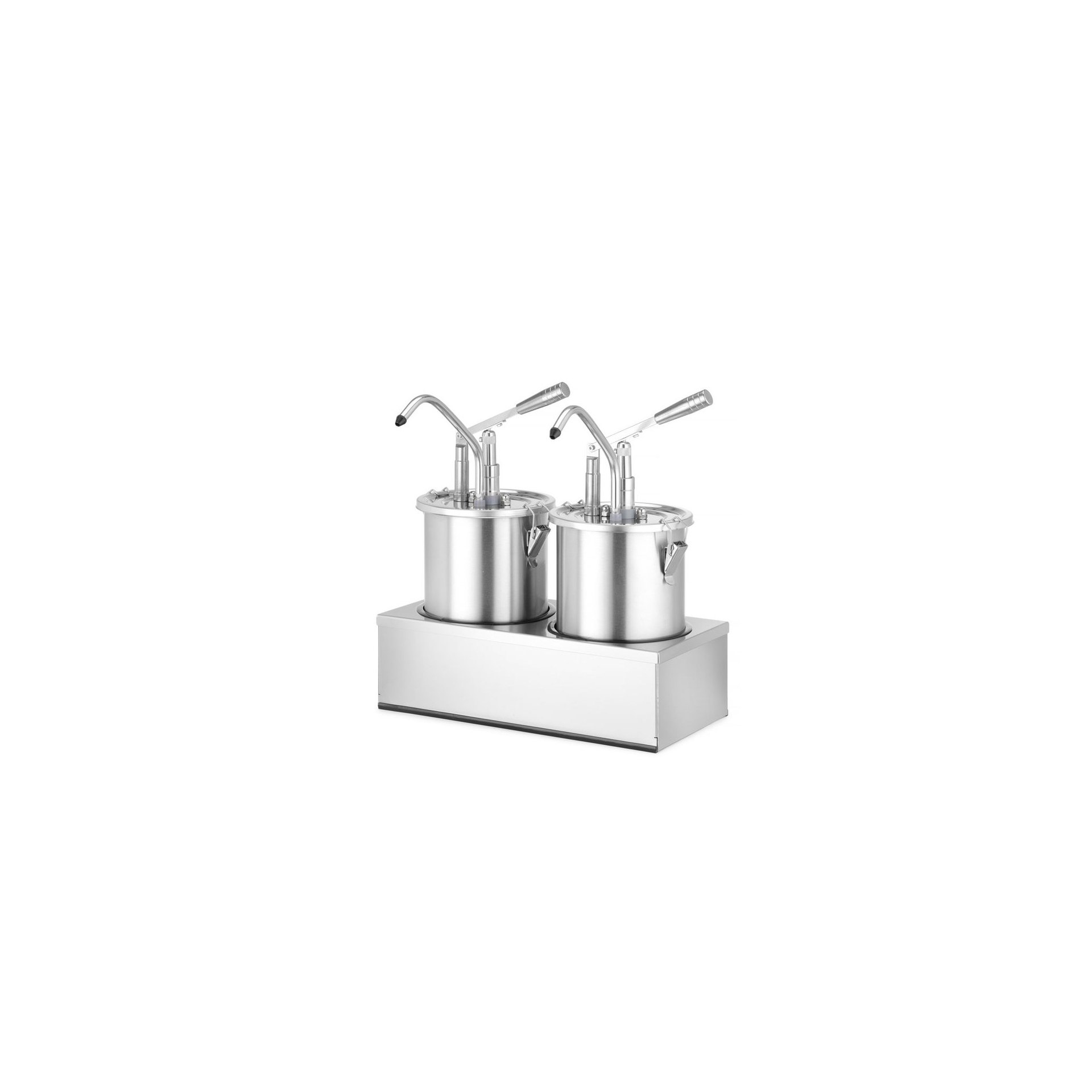 Saucenspender, Edelstahl, Zweier-Set, 9L, 400x200x(H)440mm Saucenspender, Edelstahl, Zweier-Set, 9L, 400x200x(H)440mm