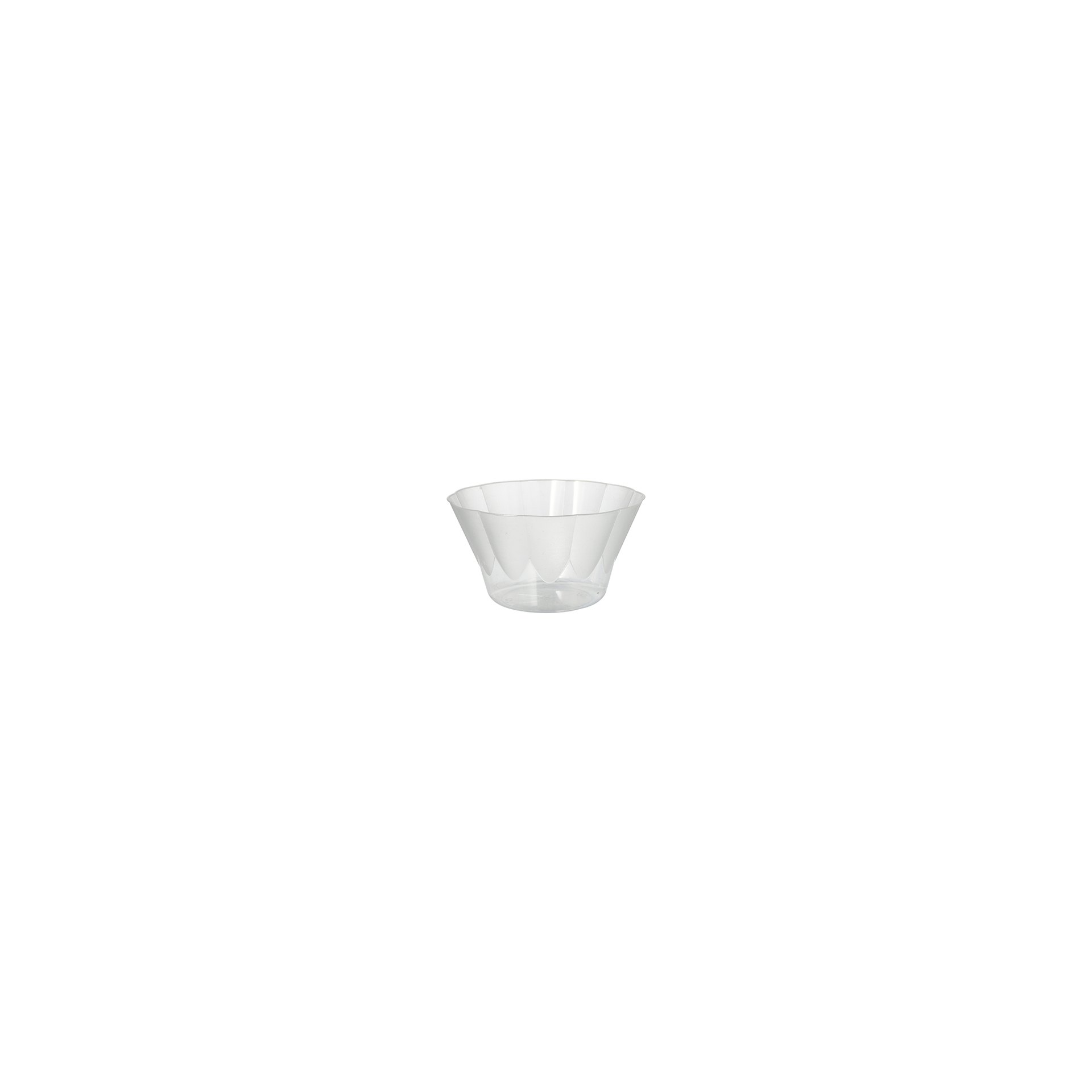Eis- und Dessertschalen rund 400 ml Ø 12 cm · 7 cm glasklar Eis- und Dessertschalen, PS rund 400 ml Ø 12 cm · 7 cm glasklar