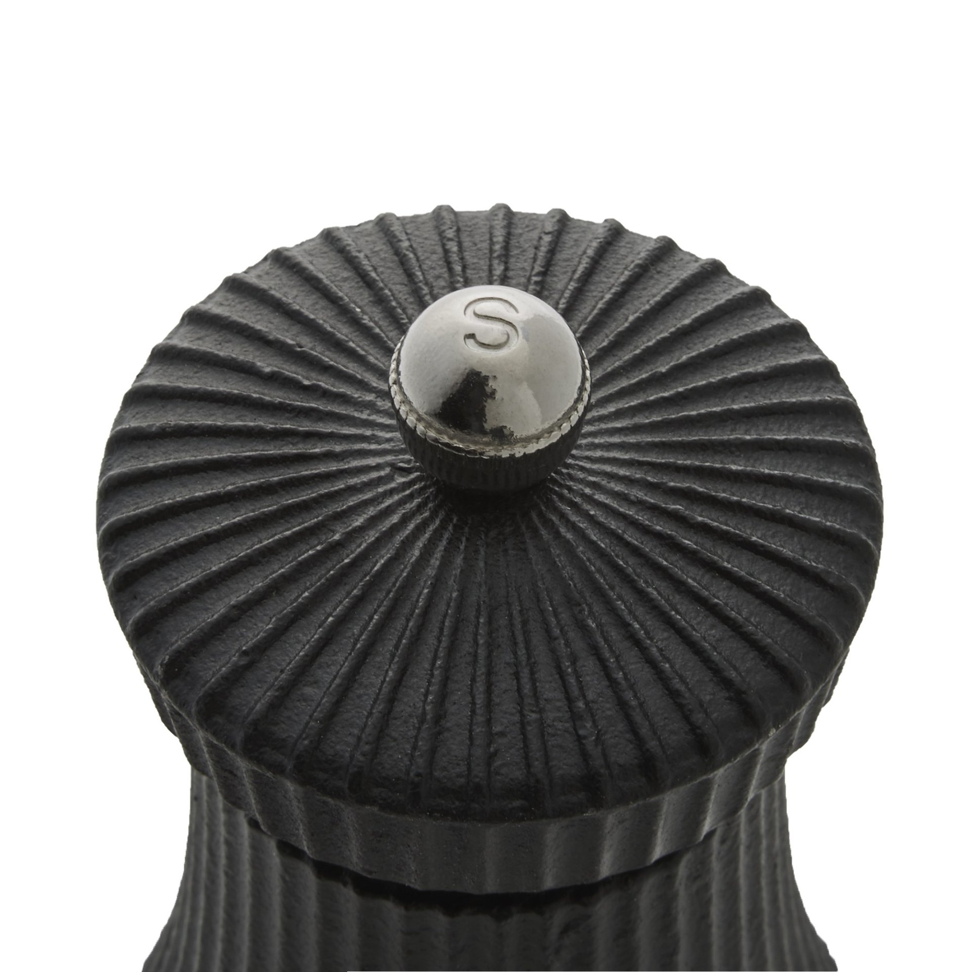 Salzmühle mit Edelstahl Mahlwerk IRON CRUSH, Höhe 9,5 cm, schwarz, Gusseisen Salzmühle mit Edelstahl Mahlwerk IRON CRUSH, Höhe 9,5 cm, schwarz, Gusseisen