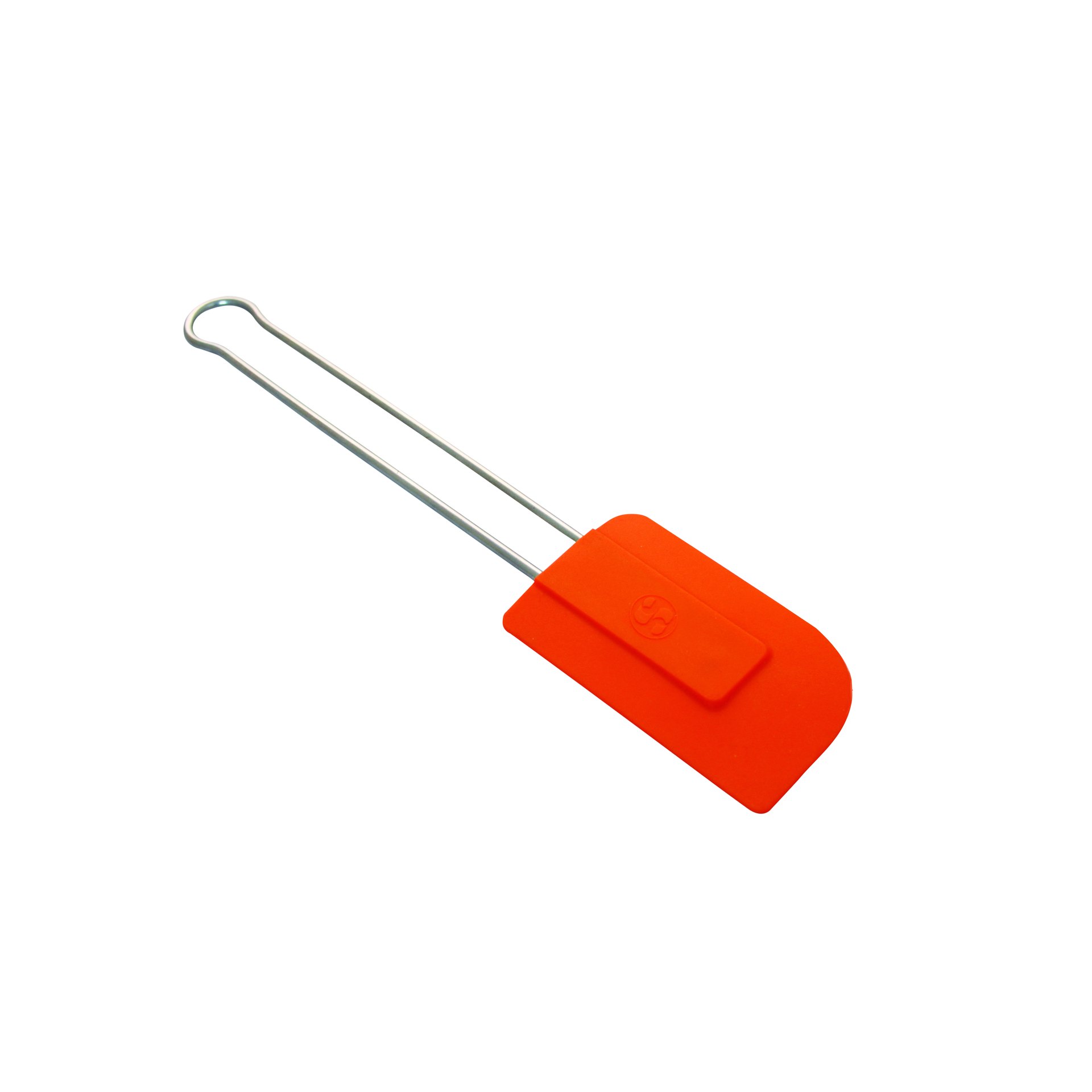 Stielschaber Silikon groß orange