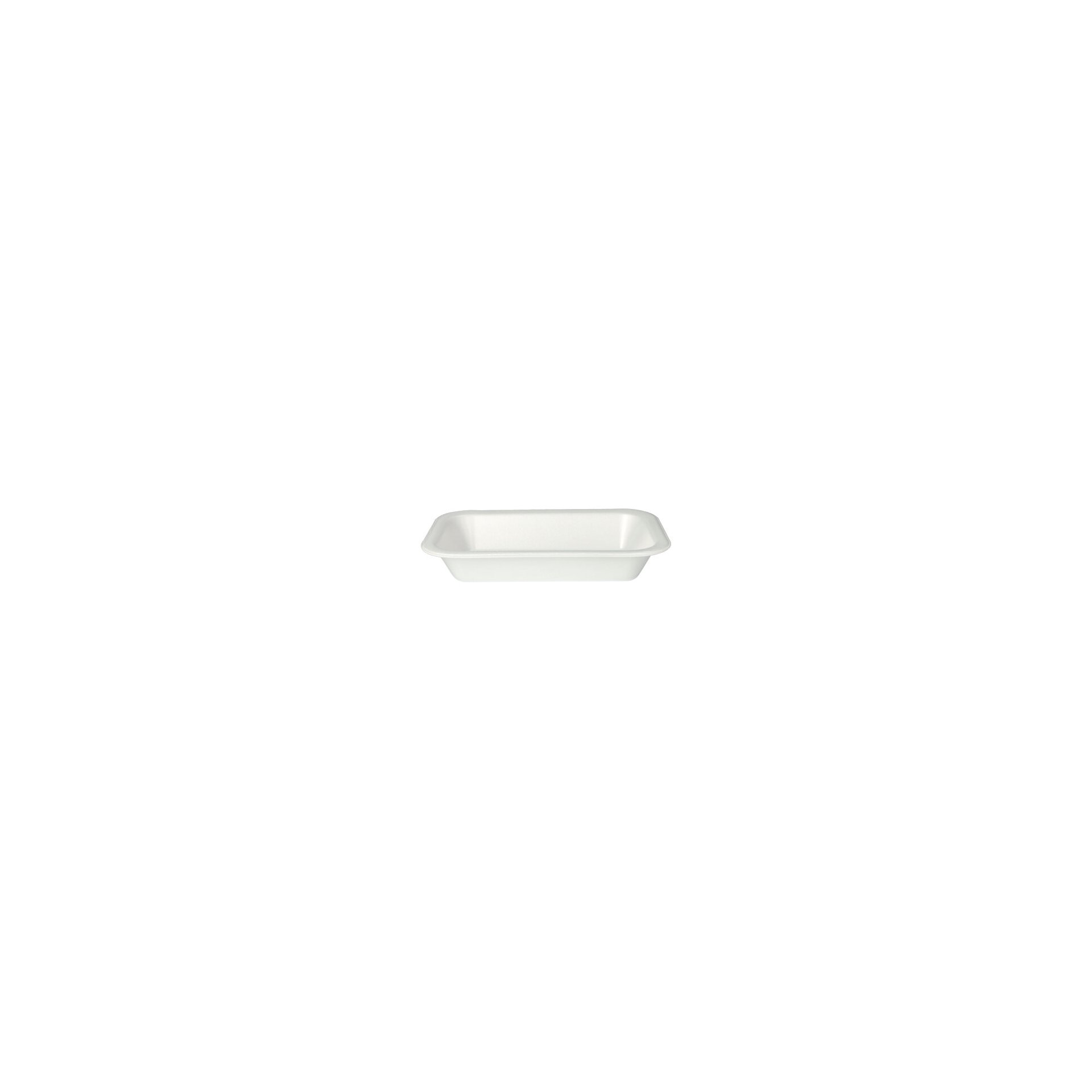 Siegelschalen, XPS 750 ml 4,2 cm x 15 cm x 24 cm weiss laminiert