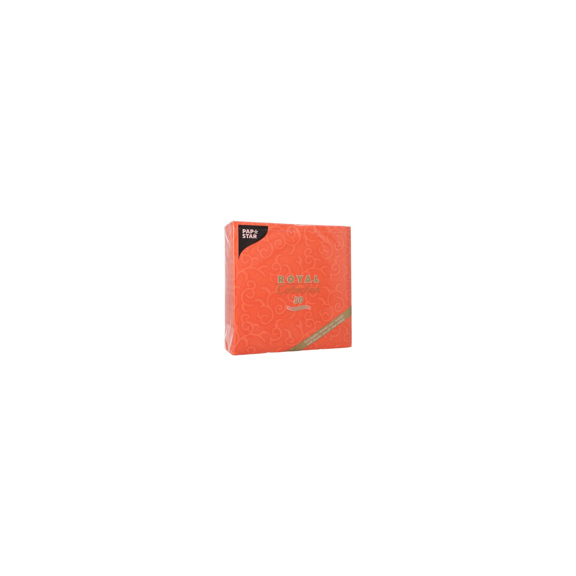 Servietten "ROYAL Collection" 1/4-Falz 40 cm x 40 cm nektarine "Casali" Servietten "ROYAL Collection" 1/4-Falz 40 cm x 40 cm nektarine "Casali"