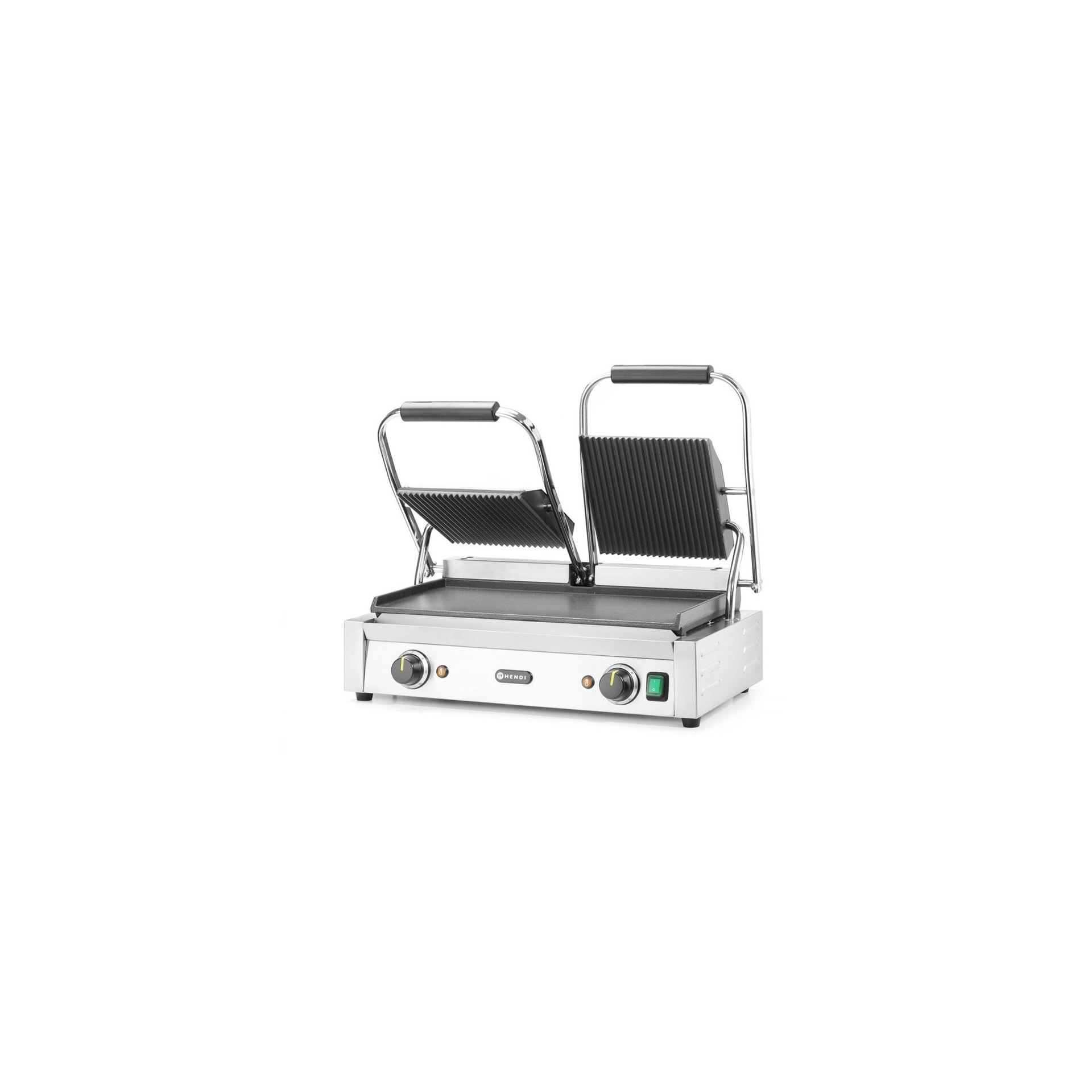 Kontaktgrill - Doppelversion, oben gerillt, unten glatt, 230V/3600W, 570x375x(H)216mm Kontaktgrill - Doppelversion, oben gerillt, unten glatt, 230V/3600W, 570x375x(H)216mm