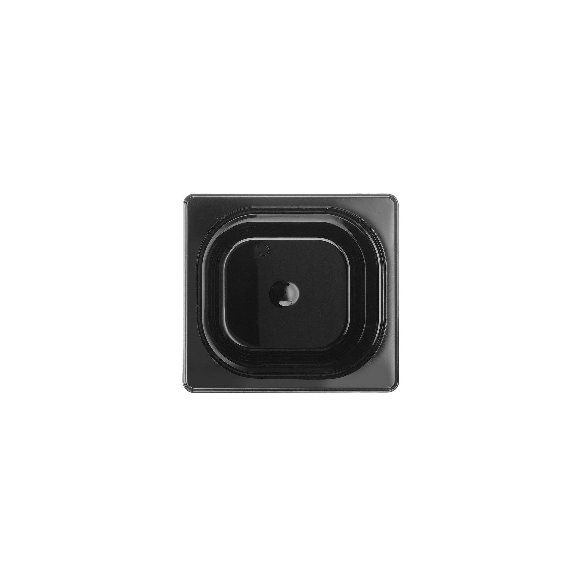 Gastronorm-Behälter 1/6, Profi Line, GN 1/6, 1L, Schwarz, 176x162x(H)65mm