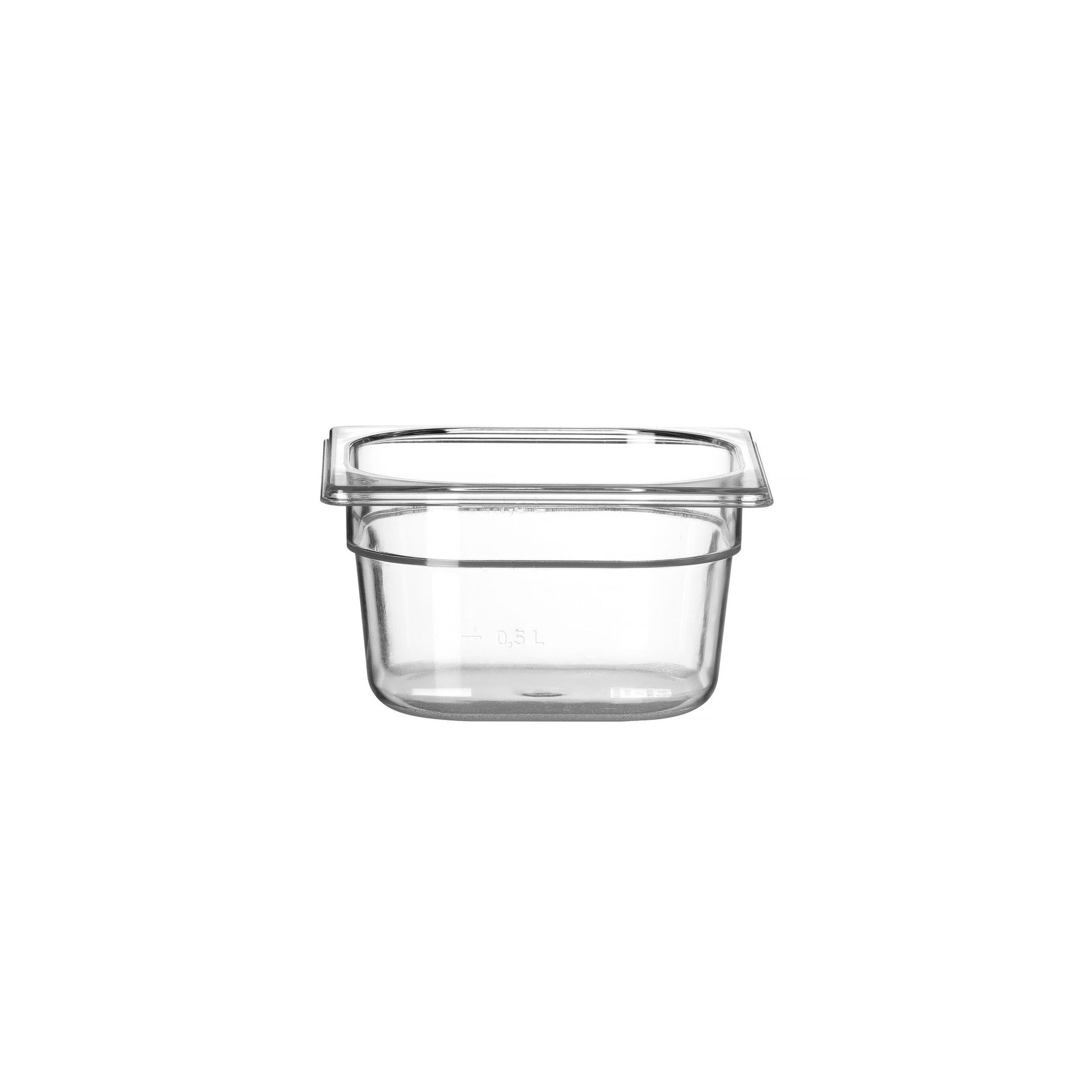Gastronorm-Behälter 1/6, Profi Line, GN 1/6, 1,6L, Transparent, 176x162x(H)100mm Gastronorm-Behälter 1/6, Profi Line, GN 1/6, 1,6L, Transparent, 176x162x(H)100mm