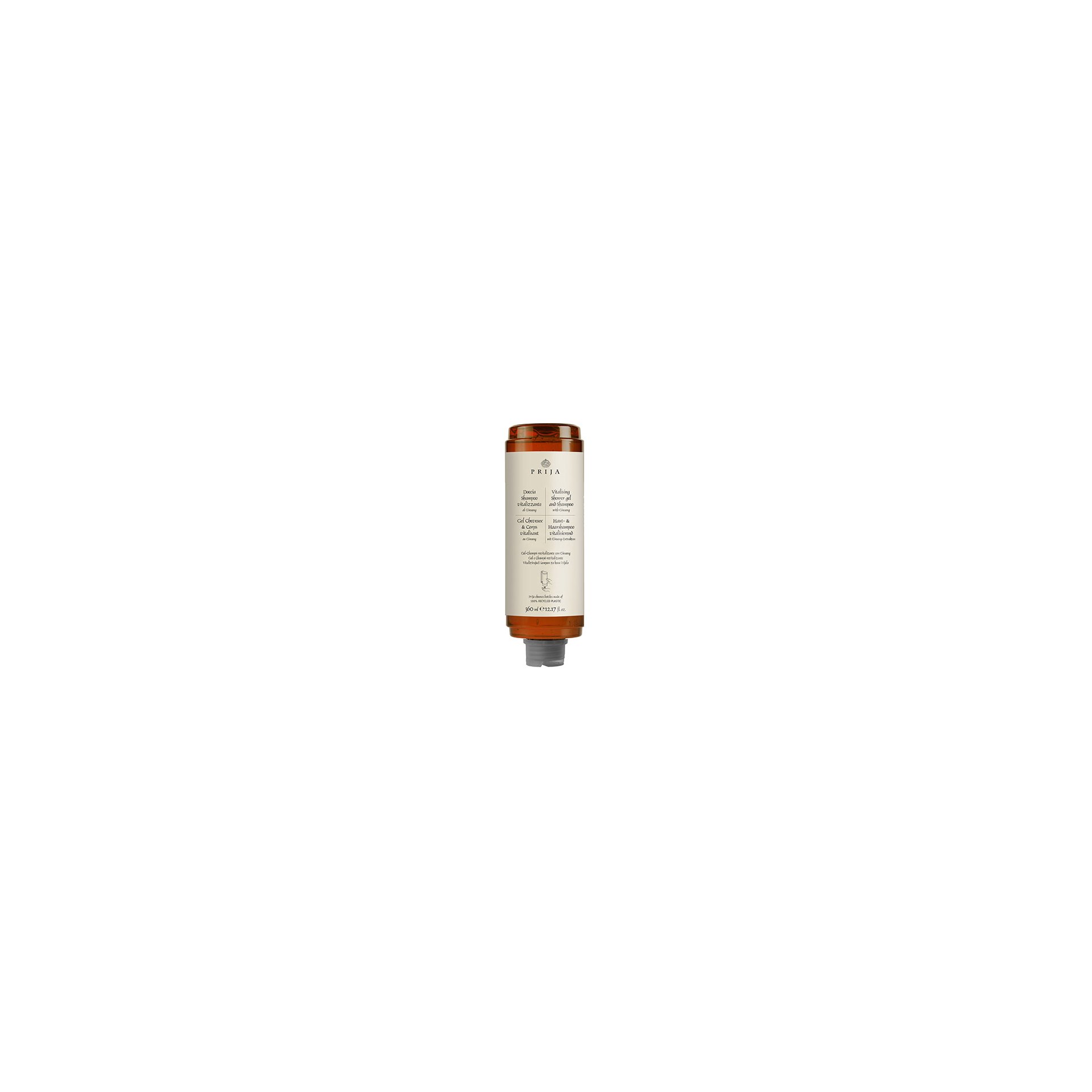 Haut- & Haarshampoo "Prija" 360 ml "vitalisierend" mit Ginseng-Extrakten, Cysoap Drückspender Haut- & Haarshampoo "Prija" 360 ml "vitalisierend" mit Ginseng-Extrakten, Cysoap Drückspender