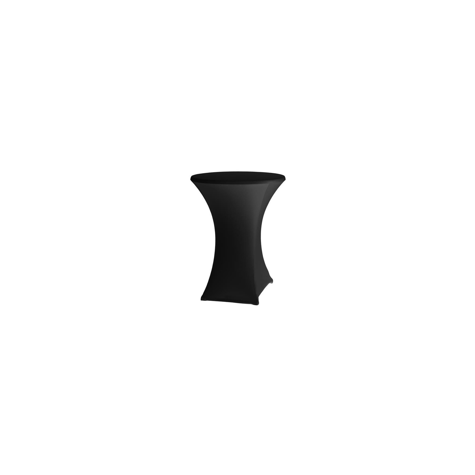 Tischdecke, rund, 811047, 810958, Schwarz, ⌀850x(H)1150mm Stehtischhusse ø80-85 cm, 811047, 810958, Schwarz, ⌀850x(H)1150mm