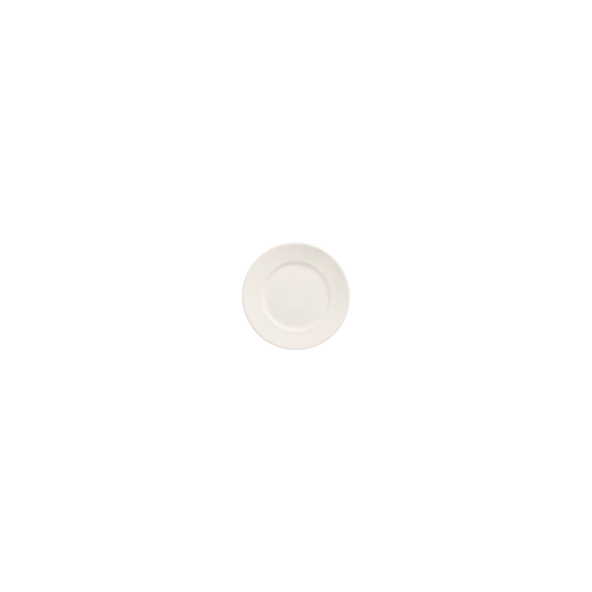 Teller Zuckerrohr "pure" rund Ø 14,5 cm · 1,2 cm weiss "Cella" Teller Zuckerrohr "pure" rund Ø 14,5 cm · 1,2 cm weiss "Cella"