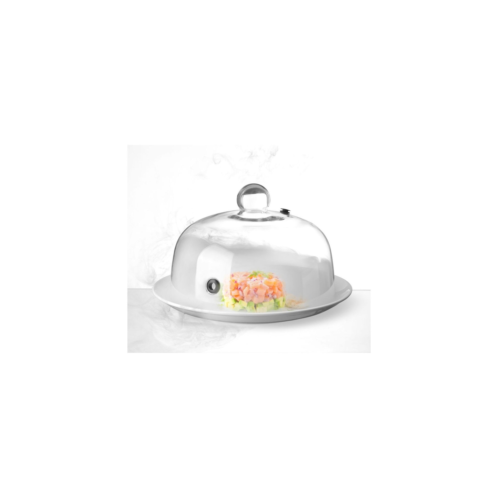 Glasglosche mit Lüftungsöffnung, Servierglosche, ⌀260x(H)175mm Glasglosche mit Lüftungsöffnung, Servierglosche, ⌀260x(H)175mm