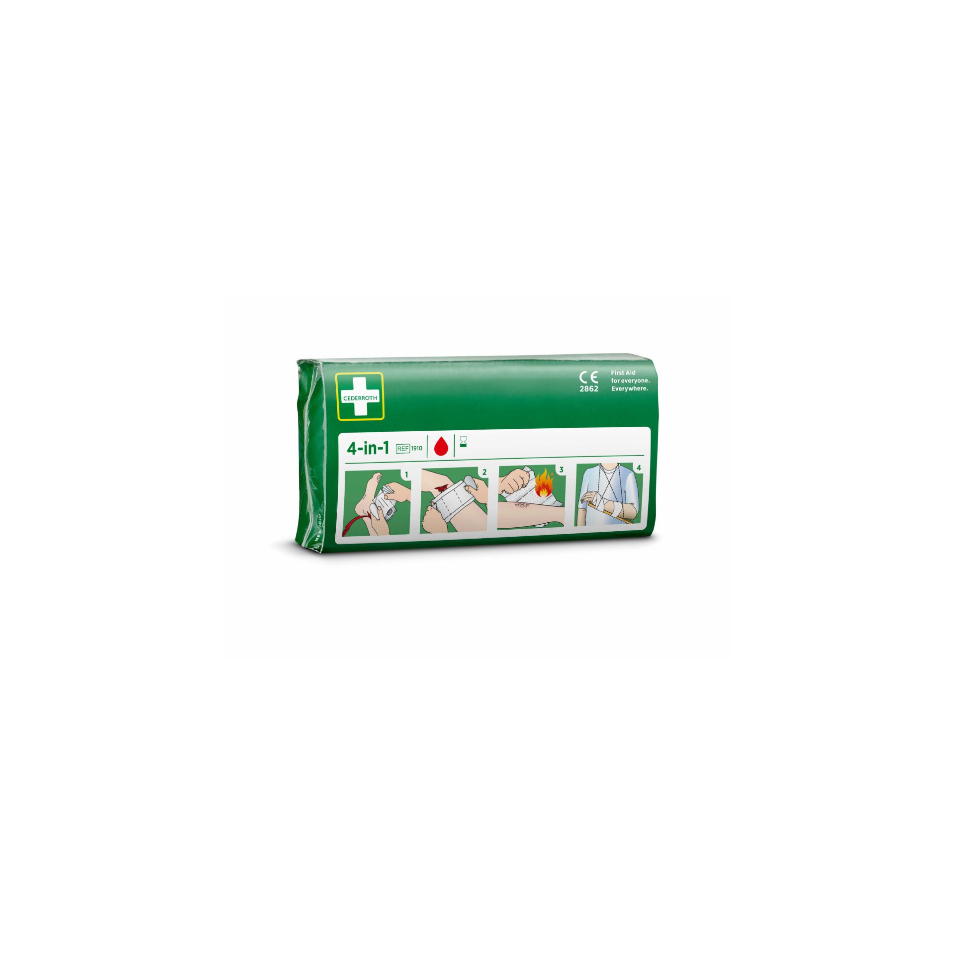 "Cederroth" 4 in 1 Blutstiller Wundverband Set, 3-teilig