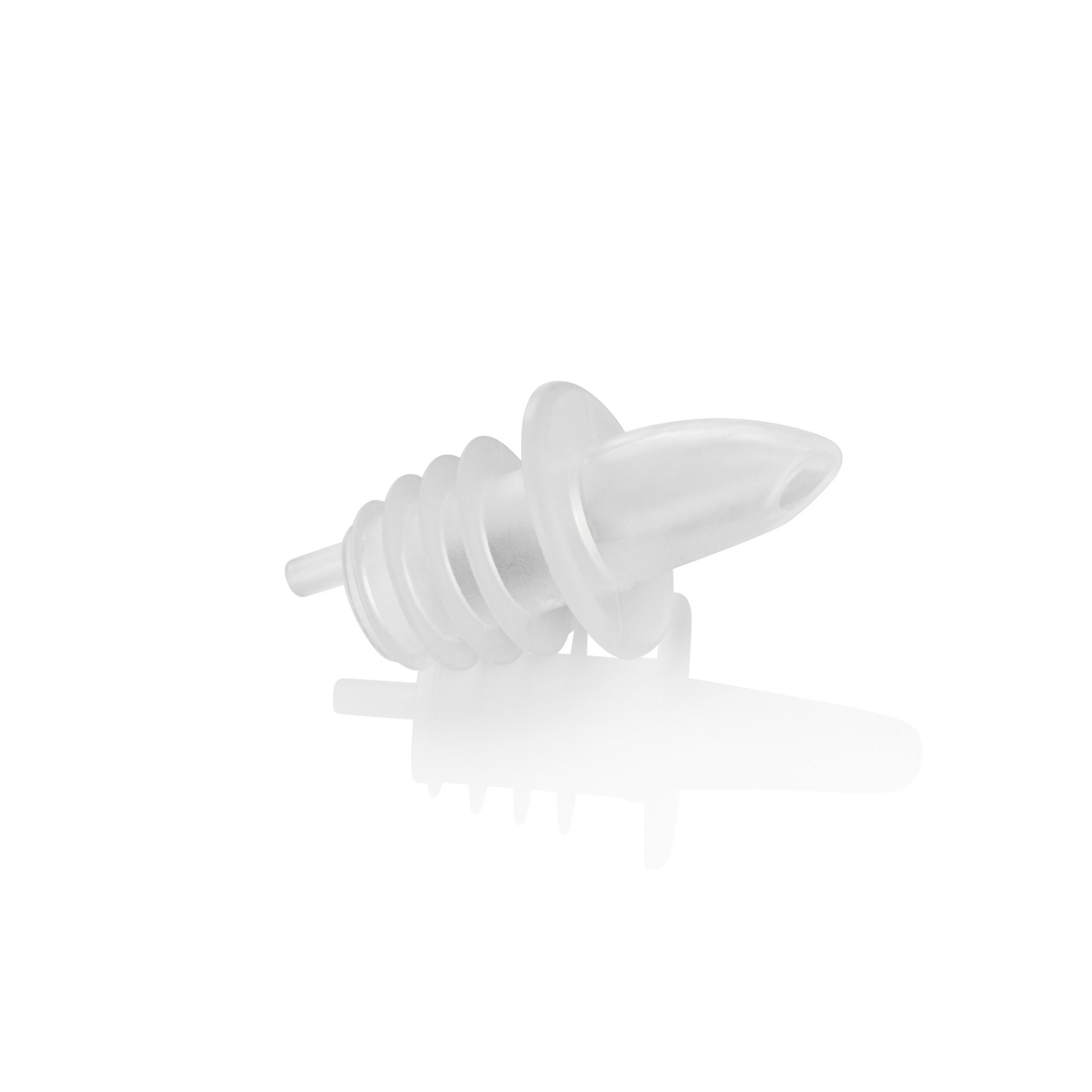 Ausgießer Set, 7 cm, transparent, Set á 12 Stück, Kunststoff Ausgießer Set, 7 cm, transparent, Set á 12 Stück, Kunststoff