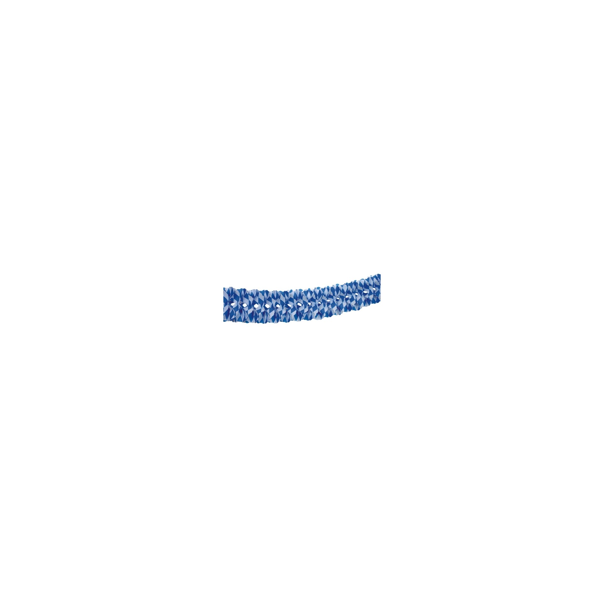 Großraumgirlande, Papier Ø 16 cm · 10 m "Bayrisch Blau" schwer entflammbar Großraumgirlande, Papier Ø 16 cm · 10 m "Bayrisch Blau" schwer entflammbar