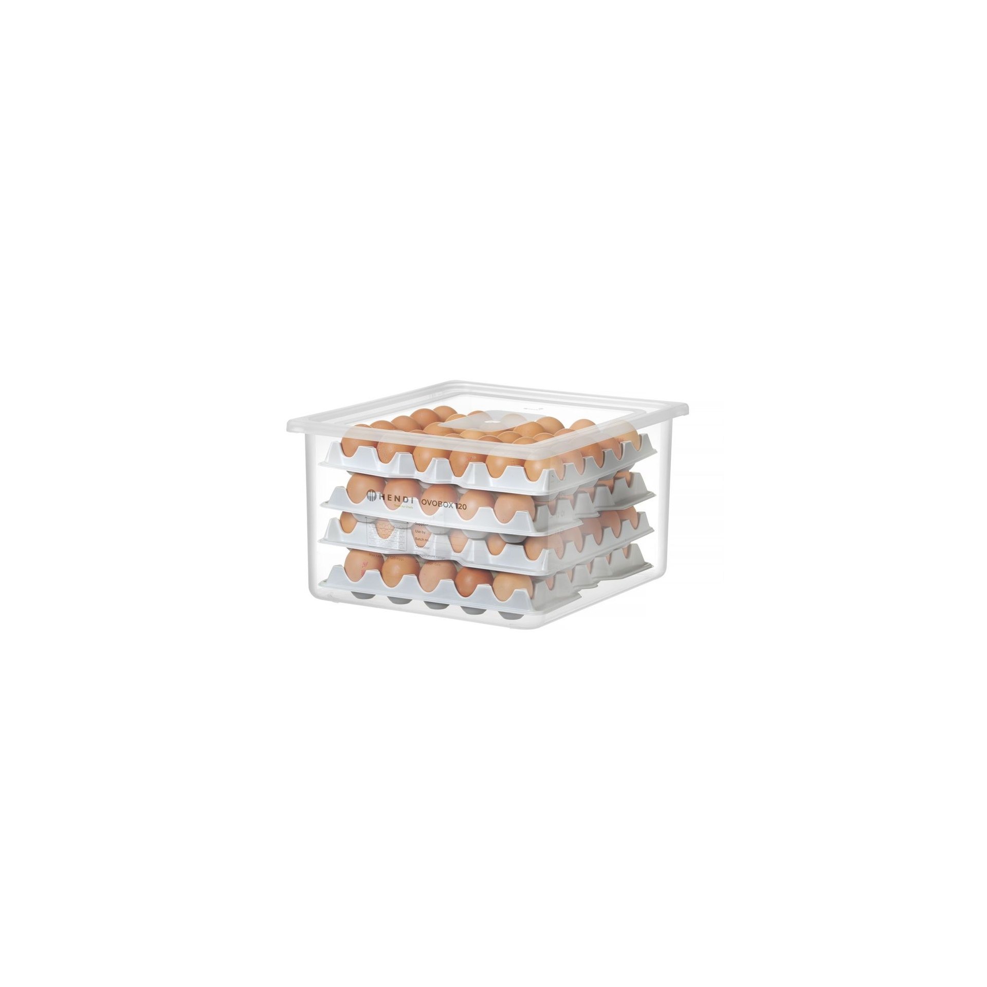 Eierbehälter HENDI OVOBOX 120, GN 2/3, 18L, 355x325x(H)200mm Eierbehälter HENDI OVOBOX 120, GN 2/3, 18L, 355x325x(H)200mm