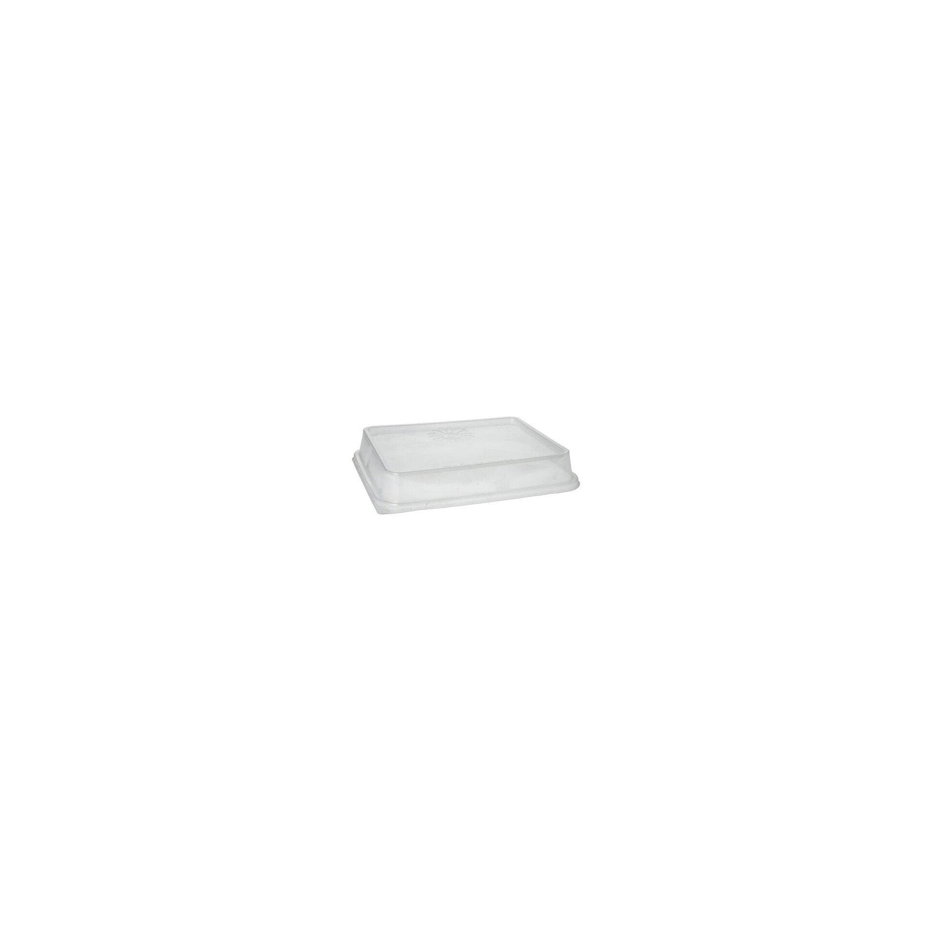 Deckel für Menüschalen PP 2 cm x 23,4 cm x 18,7 cm transparent