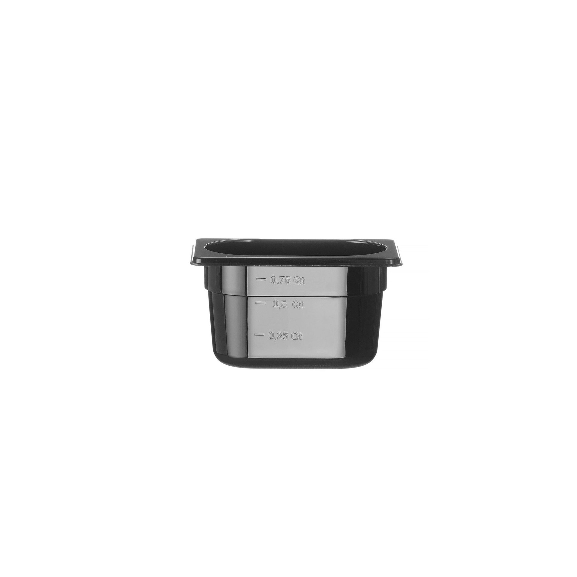 Gastronorm-Behälter 1/9, GN 1/9, 1L, Schwarz, 176x108x(H)100mm Gastronorm-Behälter 1/9, GN 1/9, 1L, Schwarz, 176x108x(H)100mm