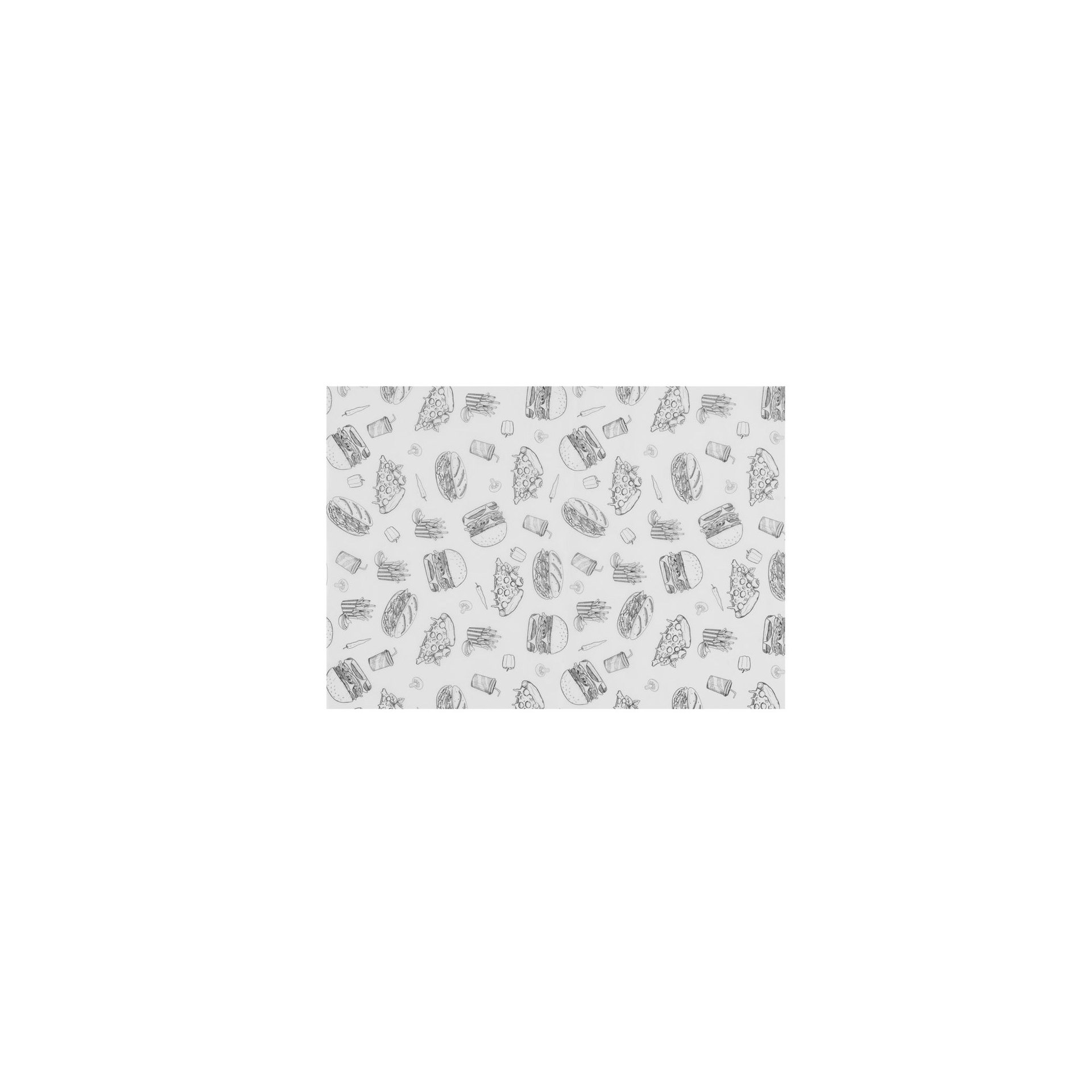 Einschlagpapier, fettdicht, Fastfood-Muster, 500 Stk., 250x350mm Einschlagpapier, fettdicht, Fastfood-Muster, 500 Stk., 250x350mm