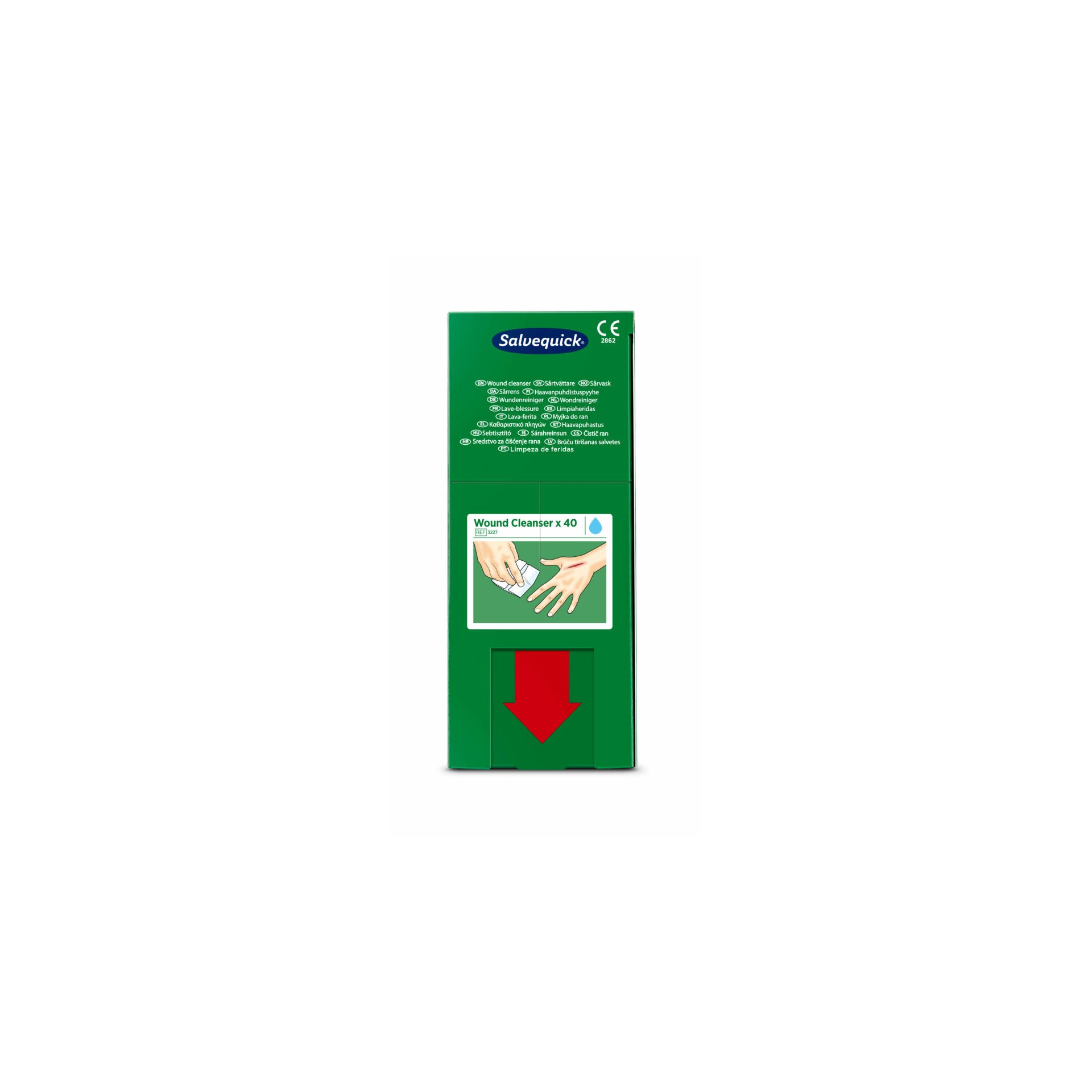 "Cederroth" Wipes Salvequick Wundreiniger refill für Savett-Spender REF 51011006 "Cederroth" Wipes Salvequick Wundreiniger refill für Savett-Spender REF 51011006